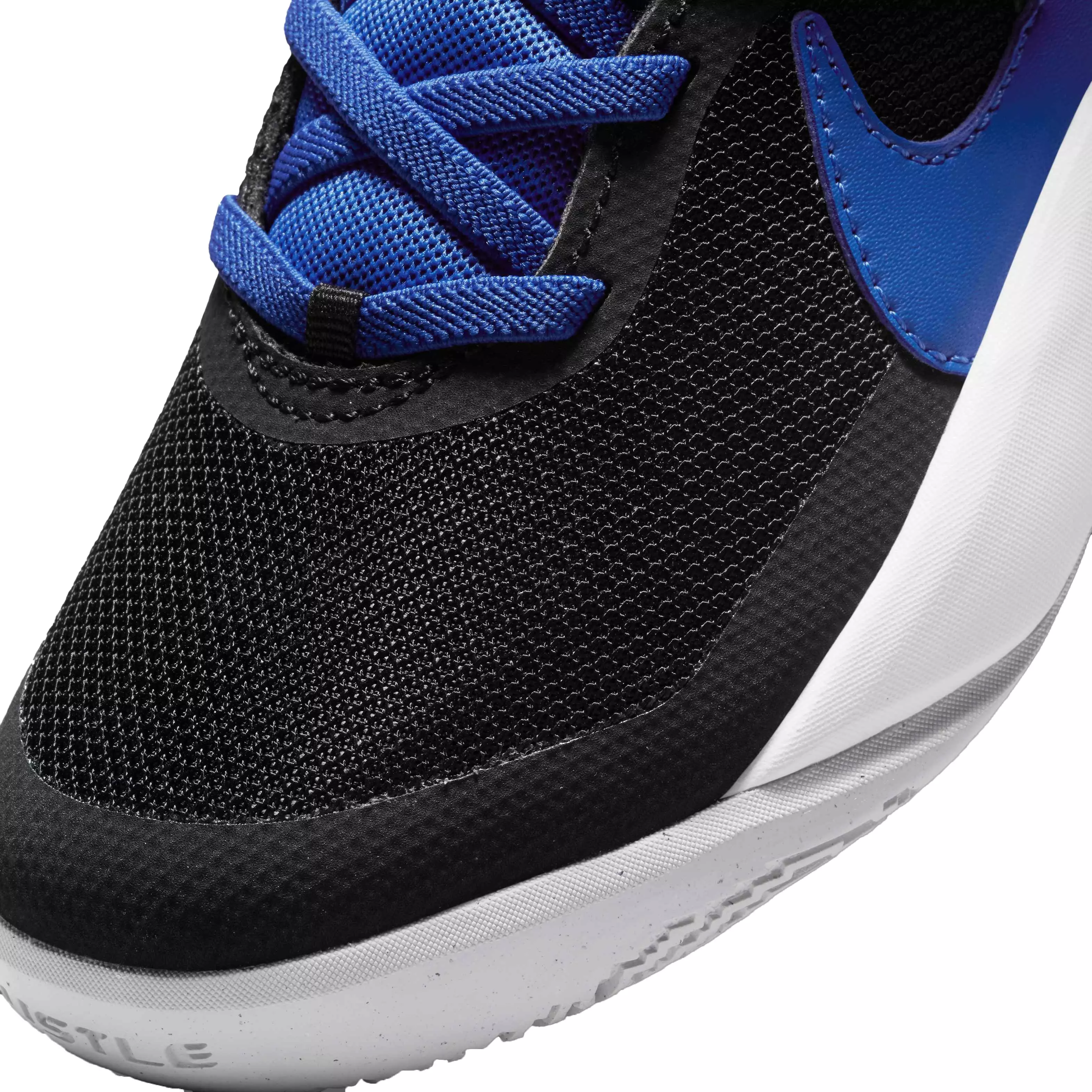 Nike Team Hustle D 10 "Black/Game Royal/Photon Dust/White" Preschool Boys' Basketball Shoe - BLACK
