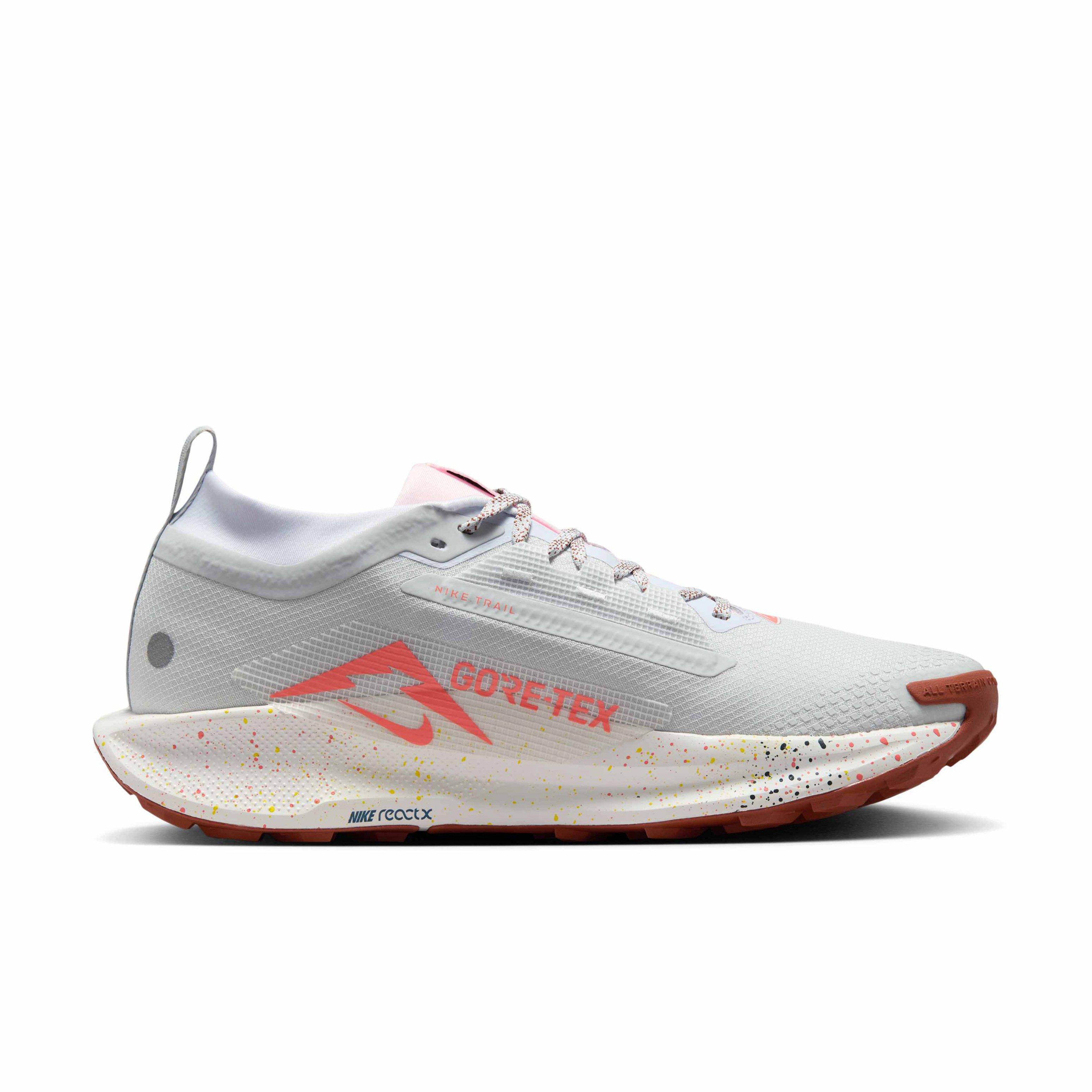 Nike Pegasus Trail 5 "Pure Platinum/Football Grey/Pink Foam/White" Men's Trail Running Shoe - PLATINUM/GREY/PINK/WHITE Thumbnail View 1