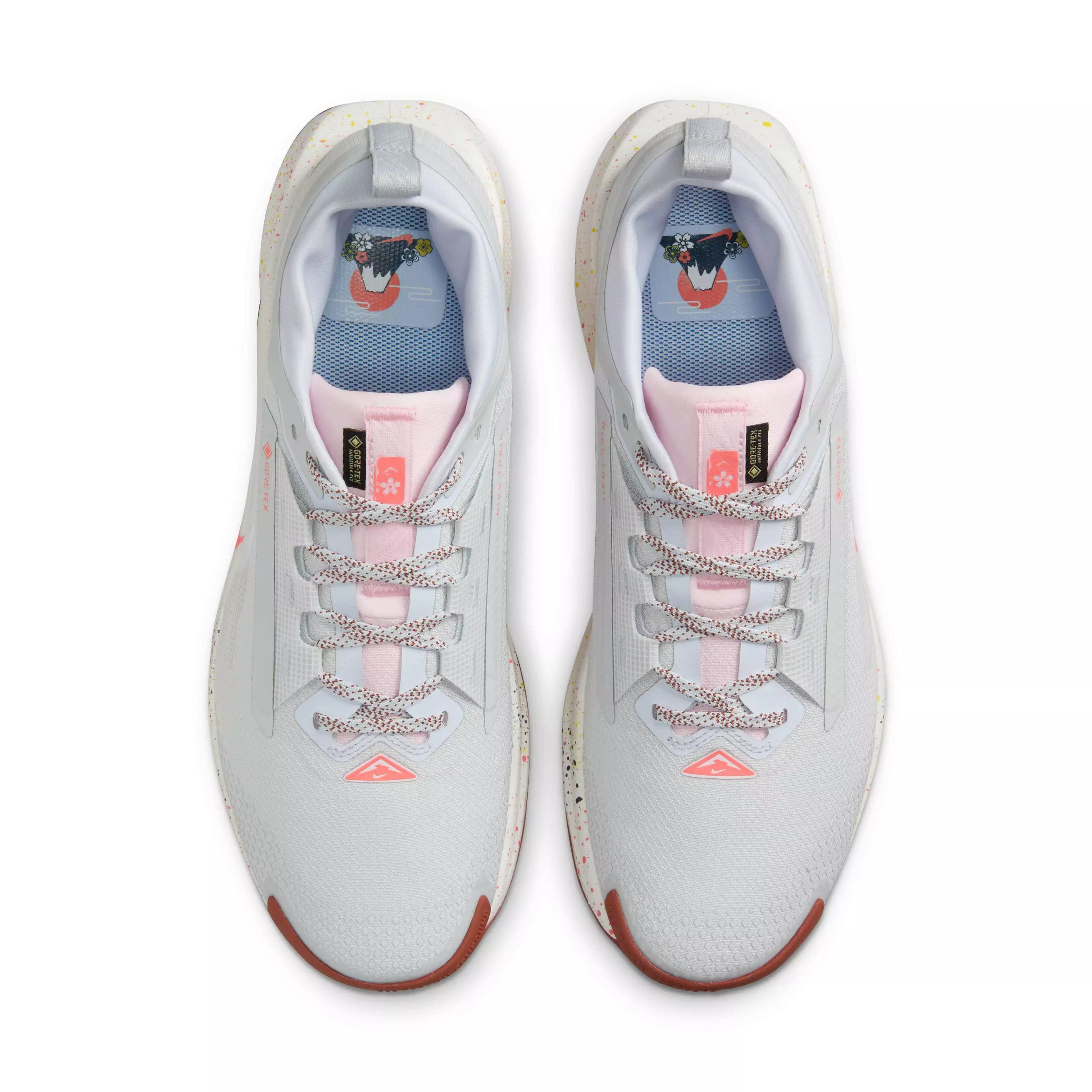 Nike Pegasus Trail 5 "Pure Platinum/Football Grey/Pink Foam/White" Men's Trail Running Shoe - PLATINUM/GREY/PINK/WHITE