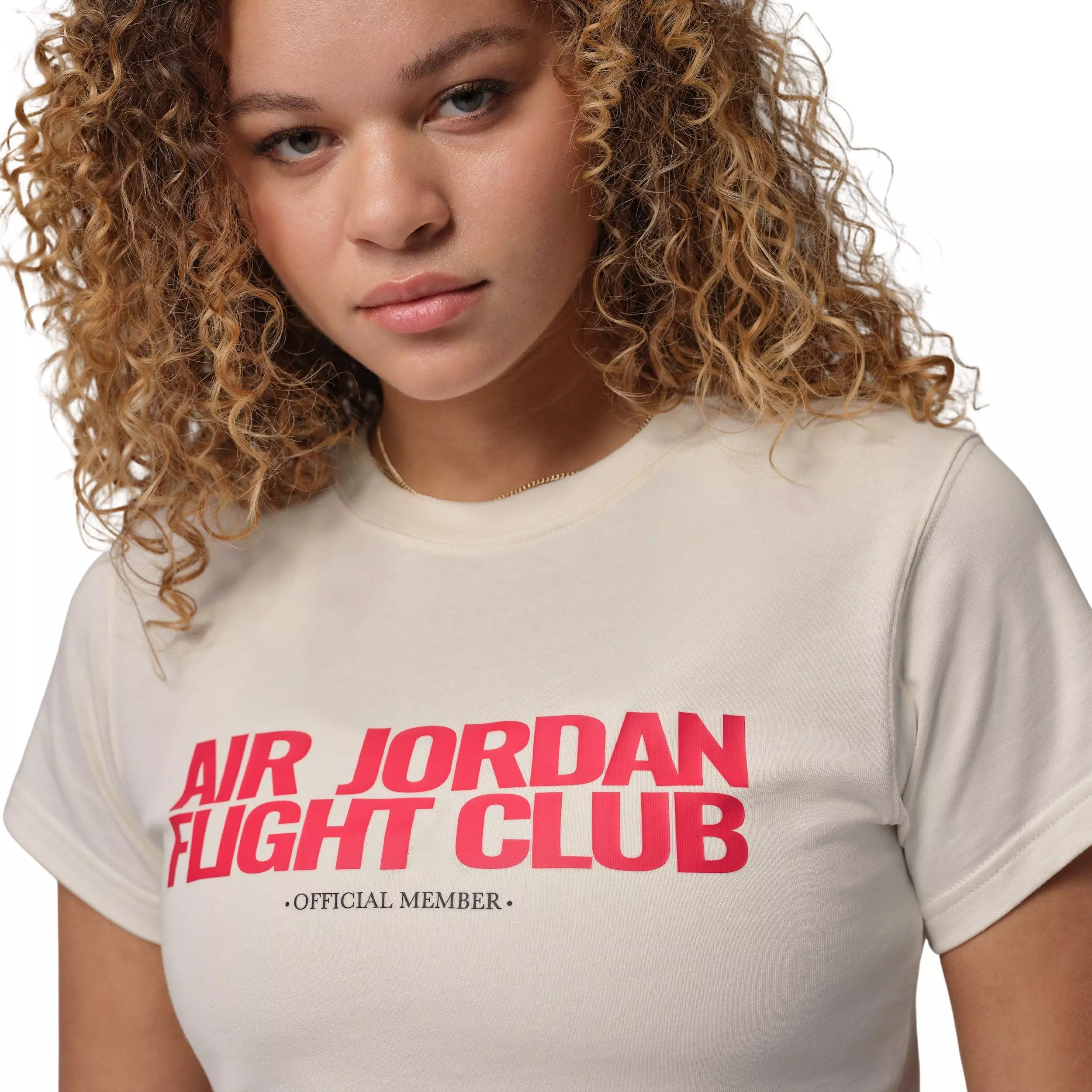 Jordan Women's Flight Club Graphic T-Shirt -Ivory - IVORY