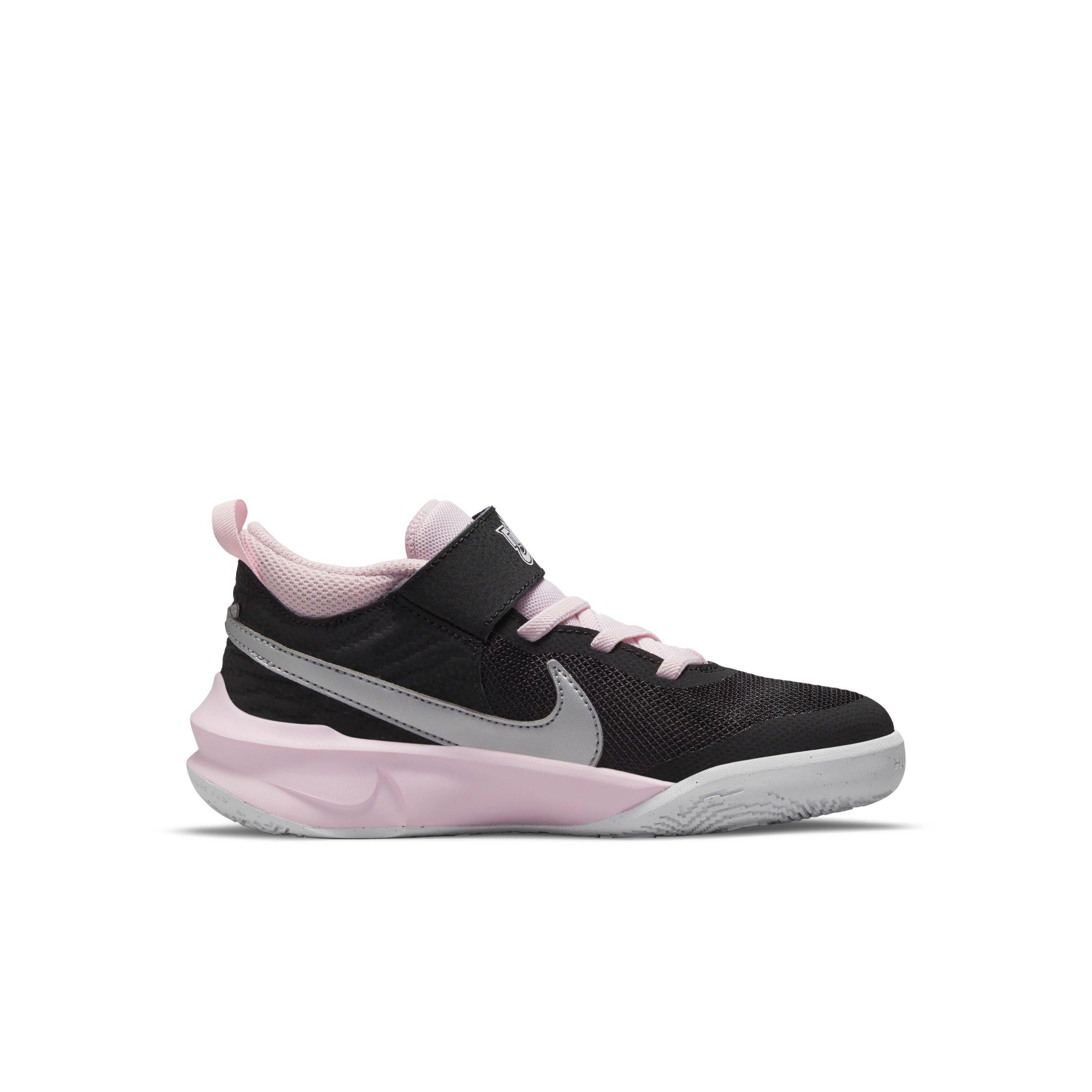 pastel pink basketball shoes