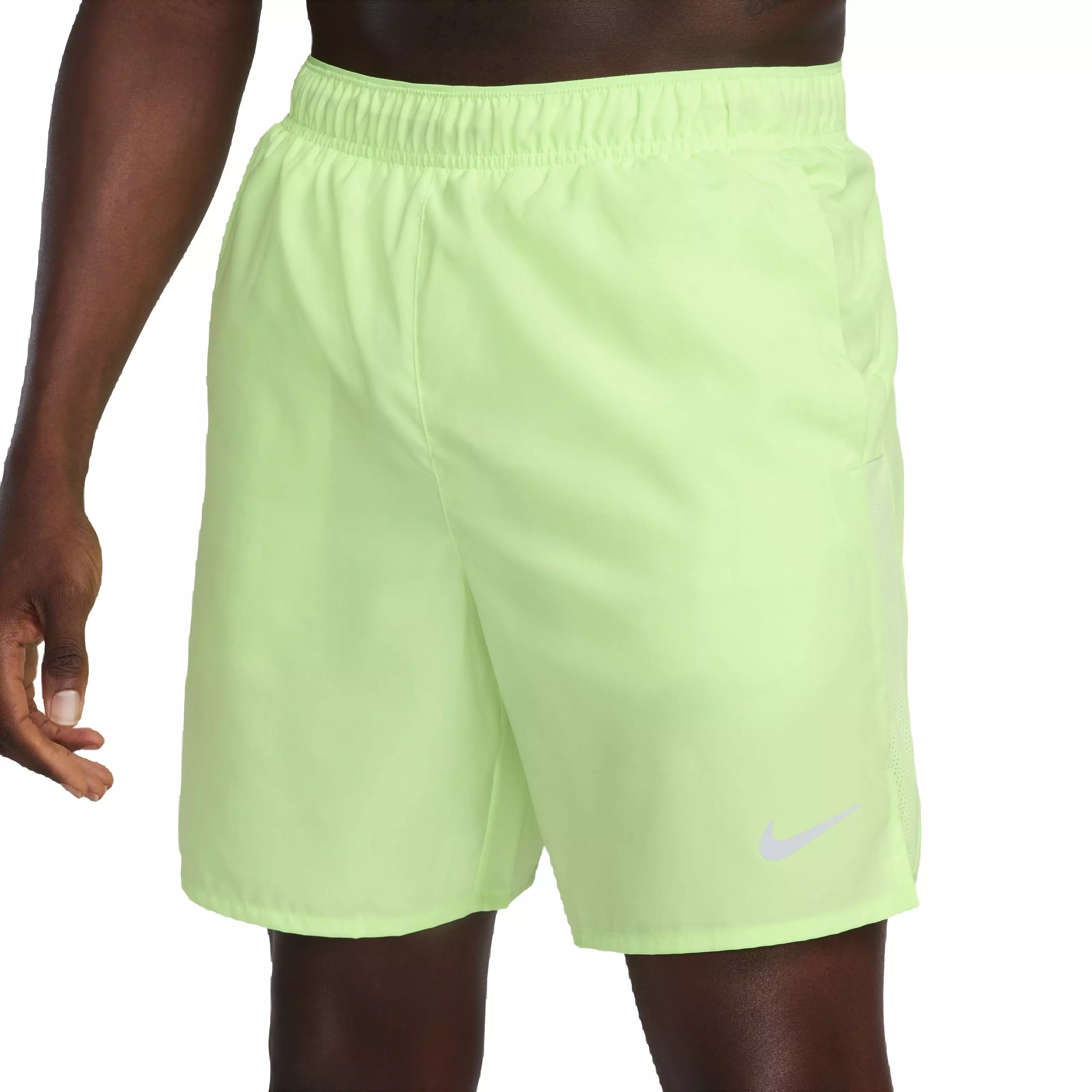 Nike Men's Dri-FIT Challenger 7" Brief-Lined Running Shorts - GREEN