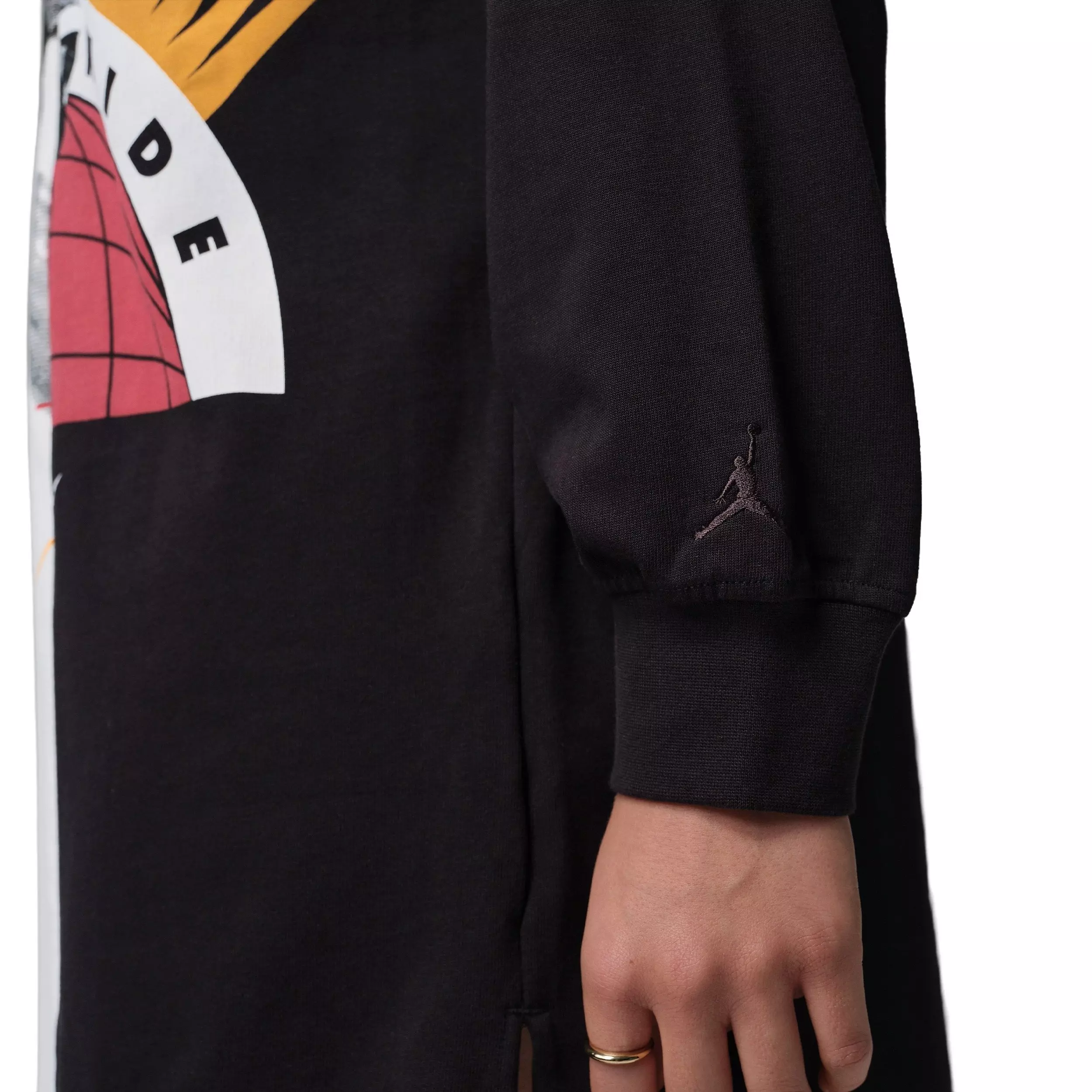 Jordan Women's Flight Graphic D2N Dress  - Off White/Black - OFF-WHITE/BLACK