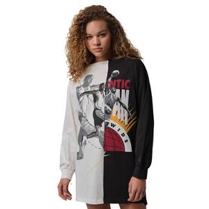 Jordan Women's Flight Graphic D2N Dress -Off White/Black