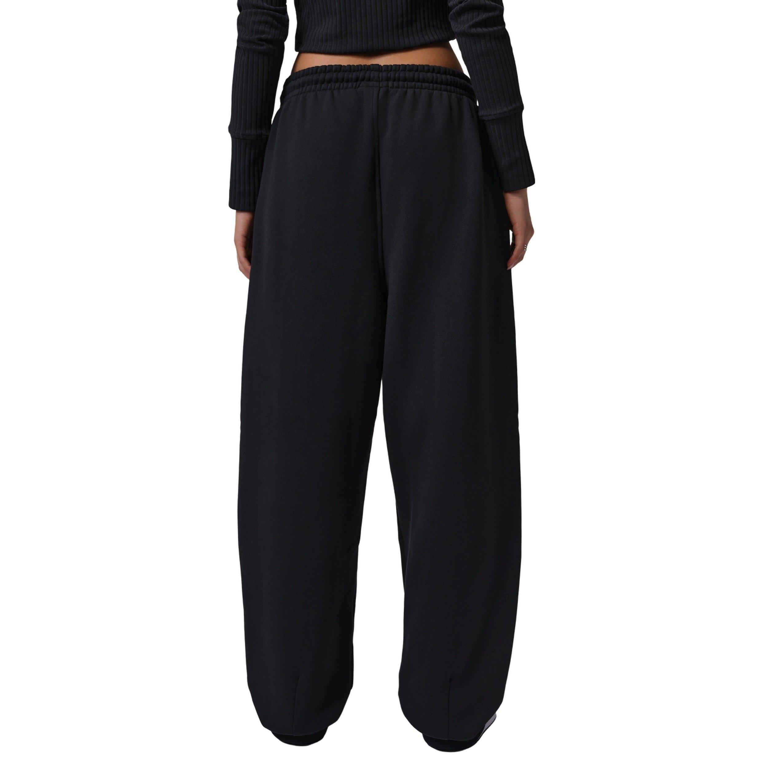 Jordan Women's Flight Fleece Baggy Pants -Black - BLACK Thumbnail View 2