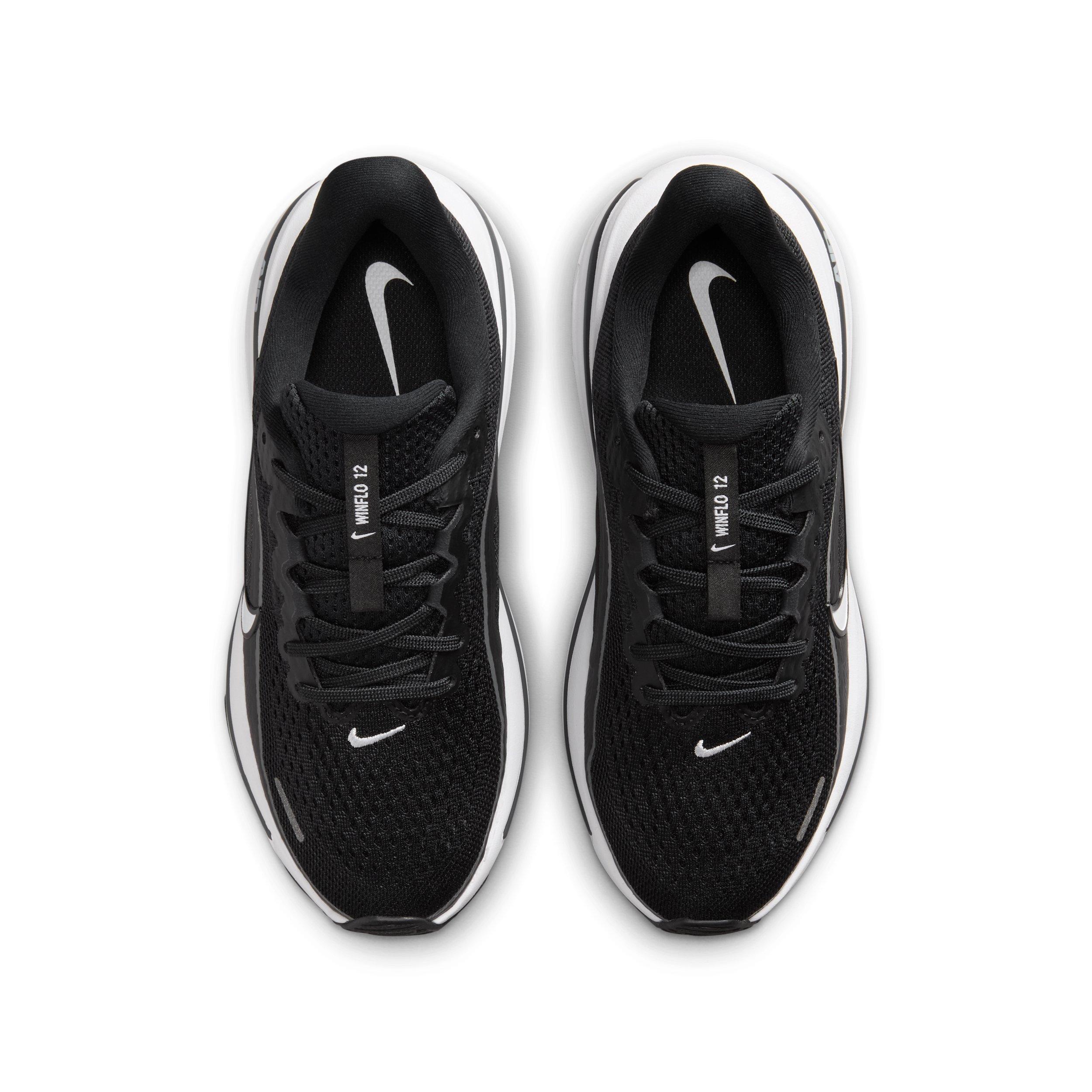 Nike Winflo 12 "Black/Dark Grey/White" Preschool Boys' Running Shoe - BLACK/DK GREY/WHITE