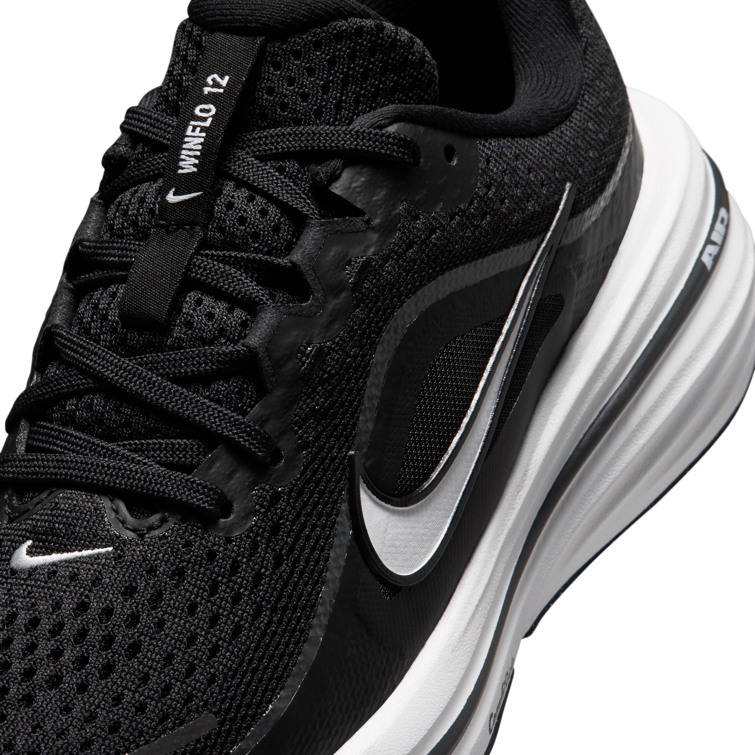 Nike Winflo 12 "Black/Dark Grey/White" Preschool Boys' Running Shoe - BLACK/DK GREY/WHITE