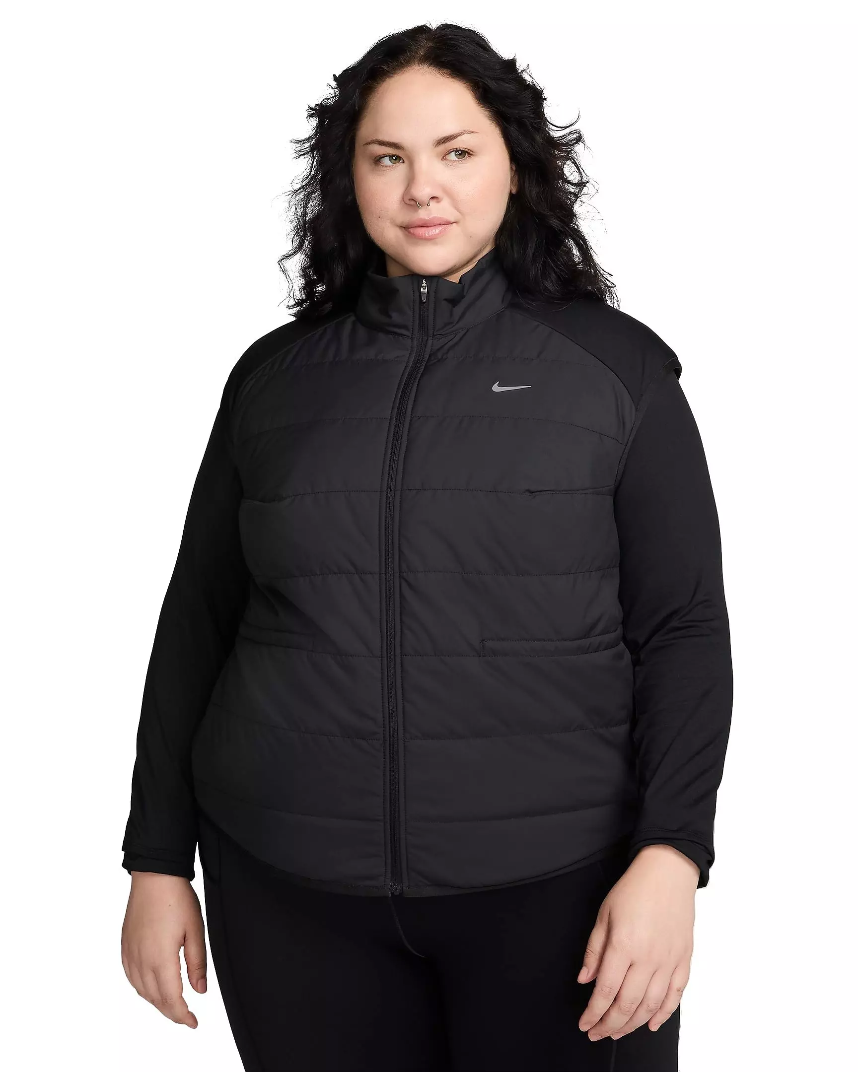 Nike Women's Swift Therma-FIT Running Vest - Black - BLACK