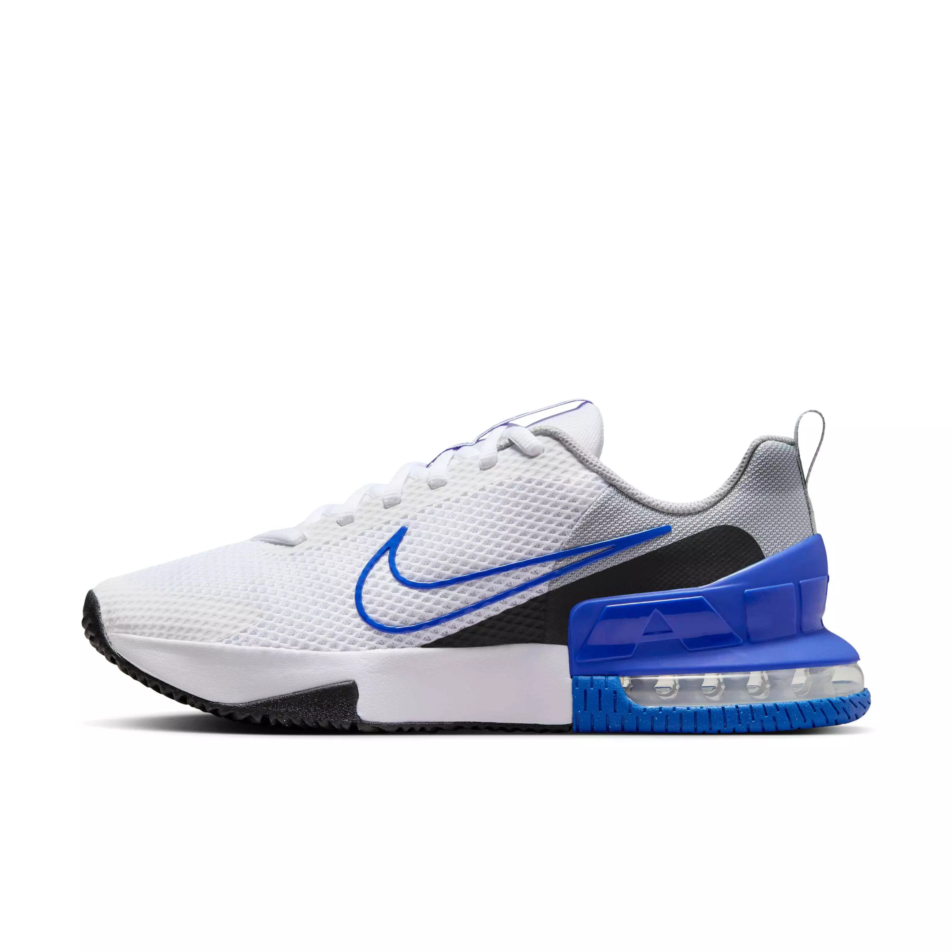 Nike Air Max Alpha Trainer 6 "White/Light Smoke Grey/Black/Hyper Royal" Men's Training Shoe - WHITE/LT GREY/BLACK/ROYAL