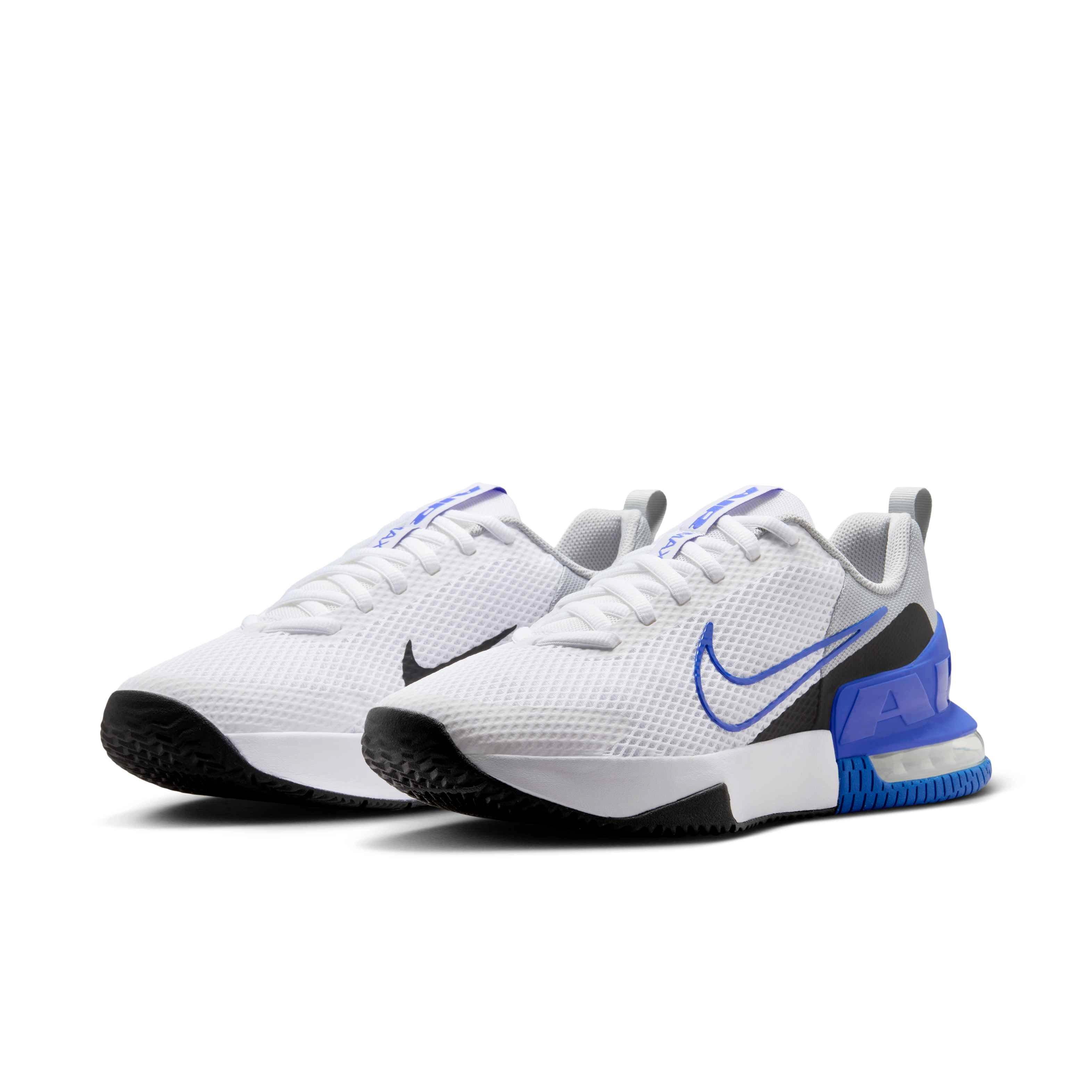 Nike Air Max Alpha Trainer 6 "White/Light Smoke Grey/Black/Hyper Royal" Men's Training Shoe - WHITE/LT GREY/BLACK/ROYAL Thumbnail View 3