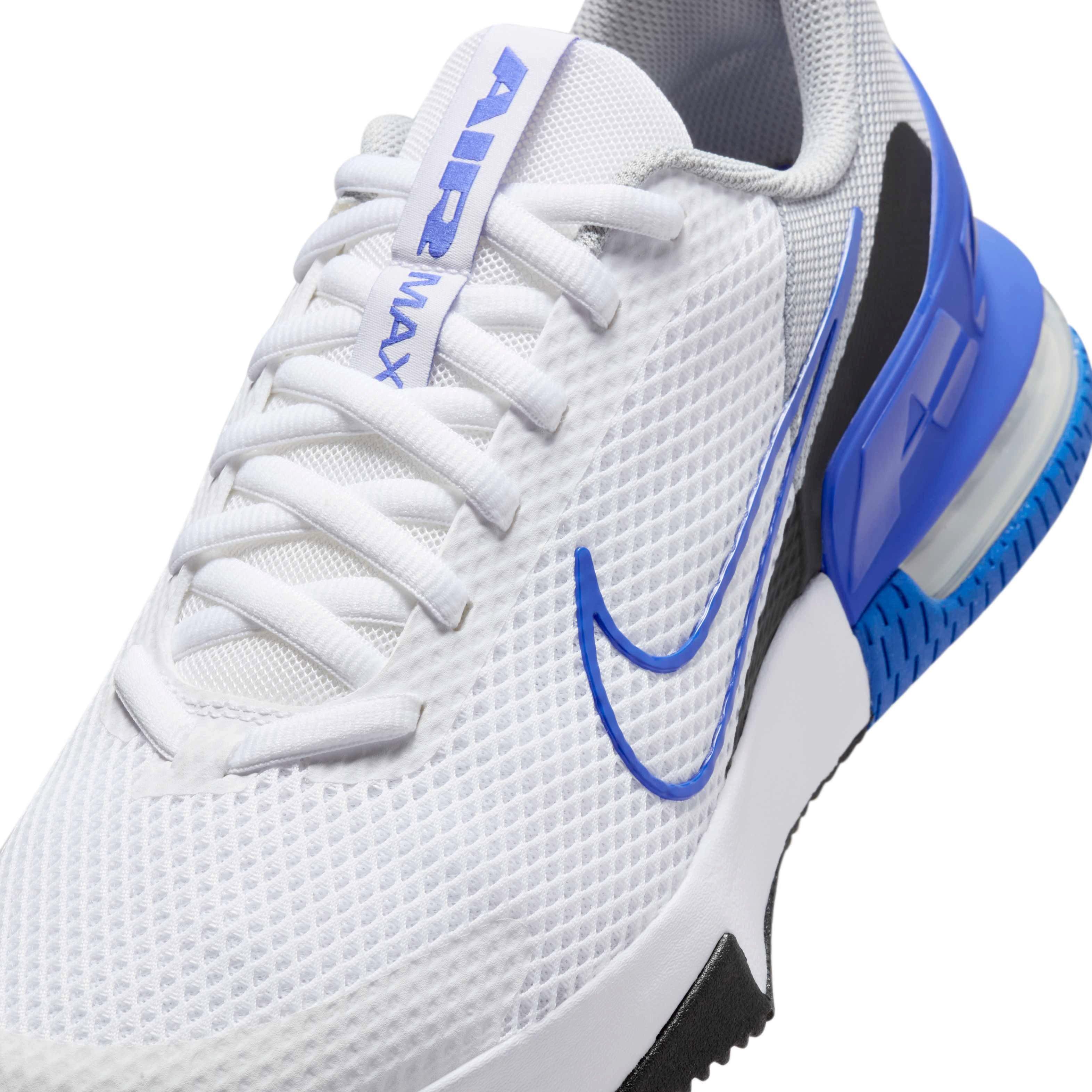 Nike Air Max Alpha Trainer 6 "White/Light Smoke Grey/Black/Hyper Royal" Men's Training Shoe - WHITE/LT GREY/BLACK/ROYAL Thumbnail View 7