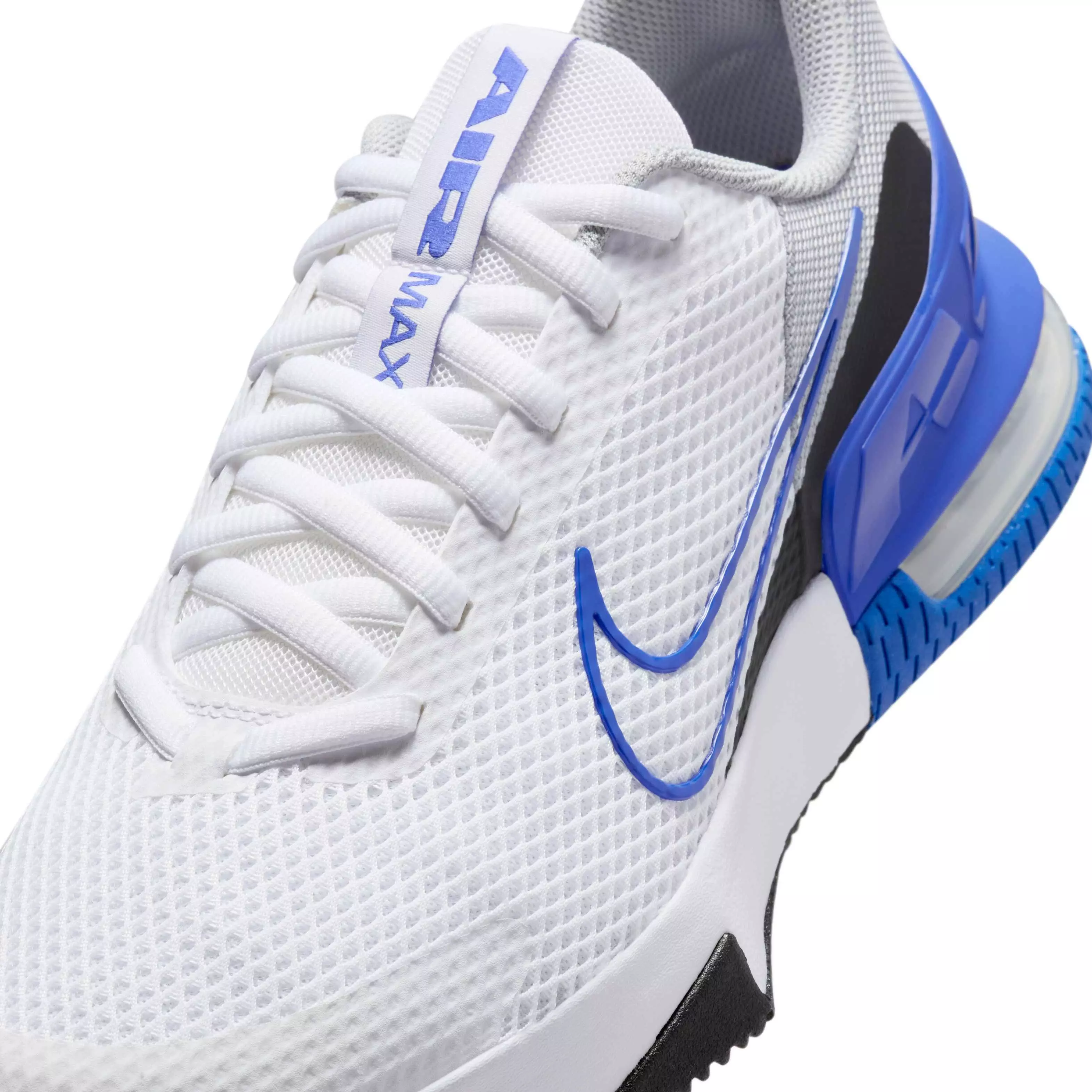 Nike Air Max Alpha Trainer 6 "White/Light Smoke Grey/Black/Hyper Royal" Men's Training Shoe - WHITE/LT GREY/BLACK/ROYAL