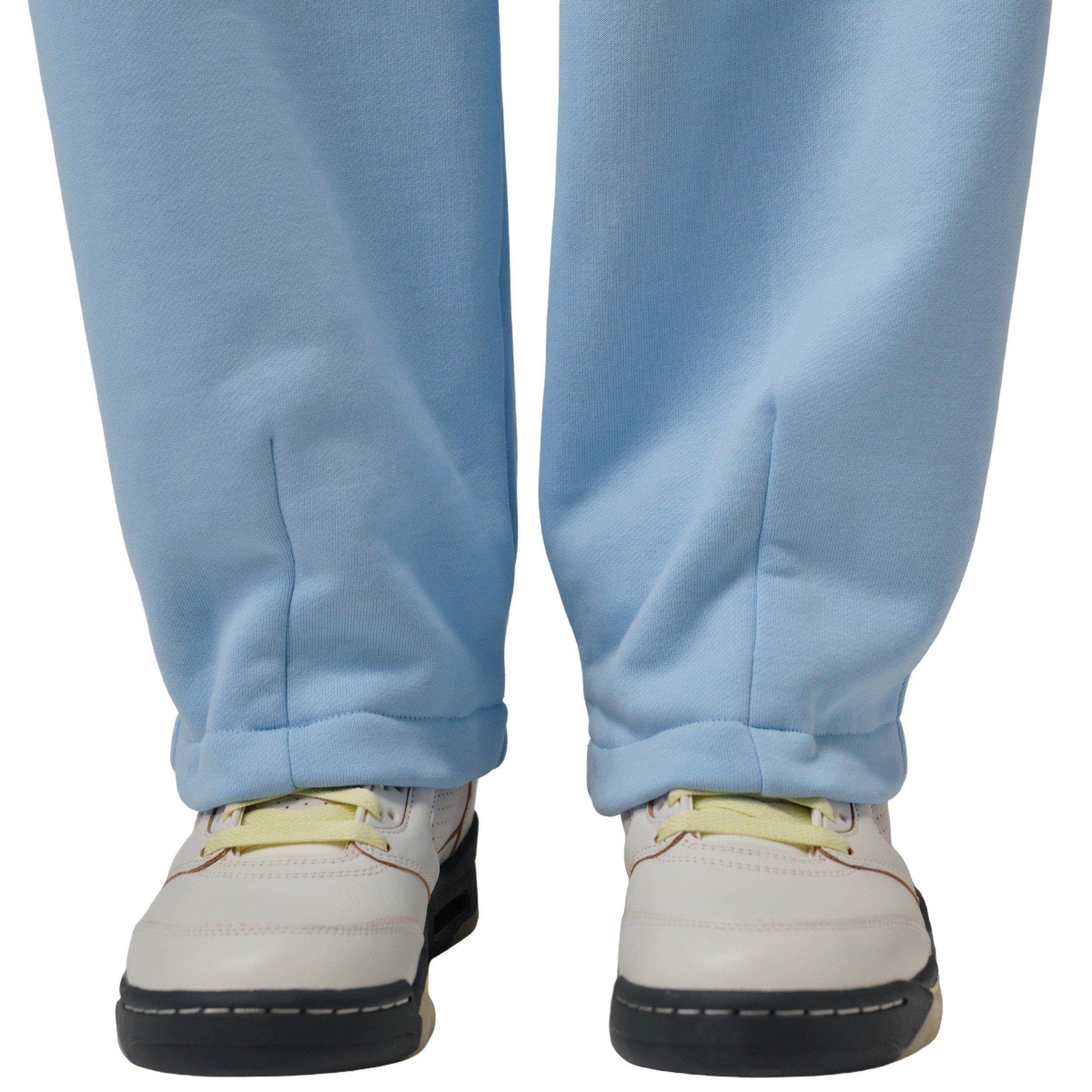 Jordan Women's Flight Fleece Baggy Pants -Blue - BLUE Thumbnail View 5