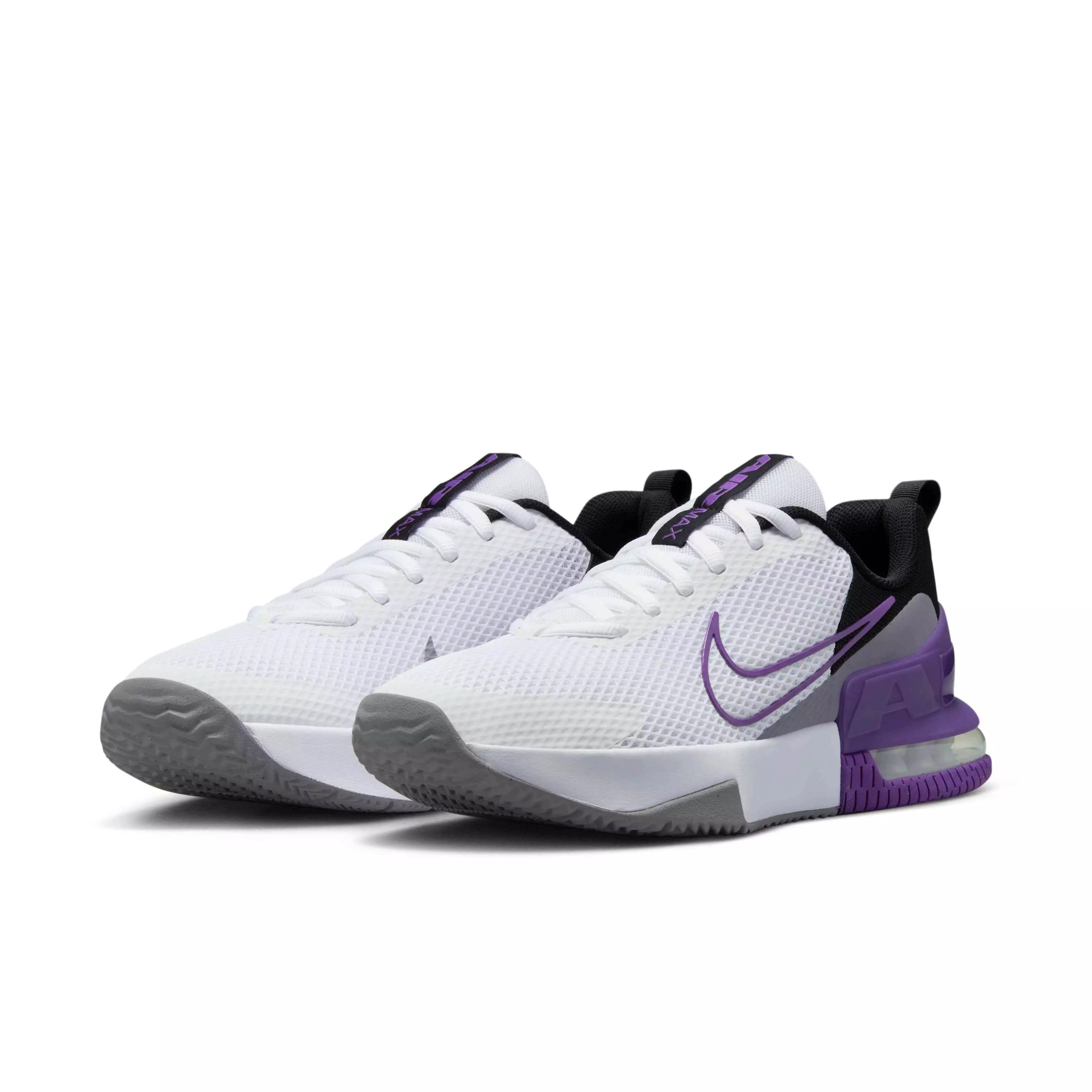Nike Air Max Alpha Trainer 6 "White/Black/Cement Grey/Wild Grape" Men's Training Shoe - WHITE/BLACK/GREY/GRAPE