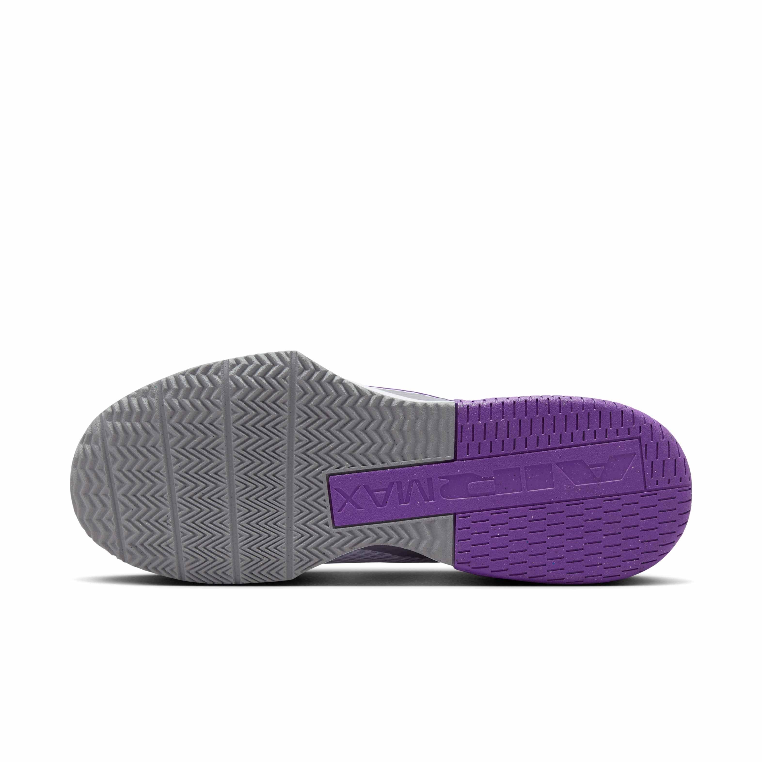 Nike Air Max Alpha Trainer 6 "White/Black/Cement Grey/Wild Grape" Men's Training Shoe - WHITE/BLACK/GREY/GRAPE Thumbnail View 6