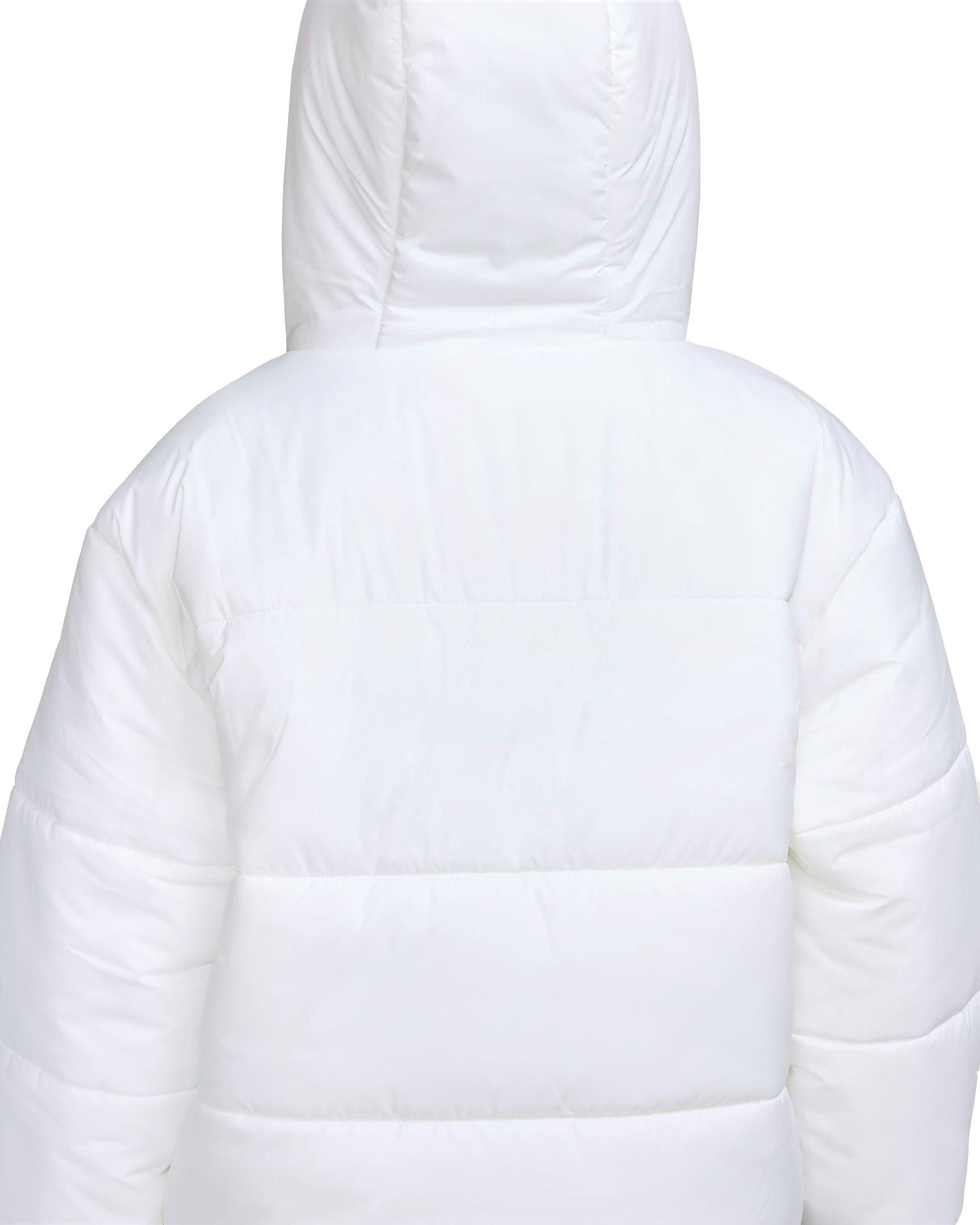 Nike Women's Sportswear Classic Puffer Therma-FIT Loose Hooded Jacket - WHITE Thumbnail View 6
