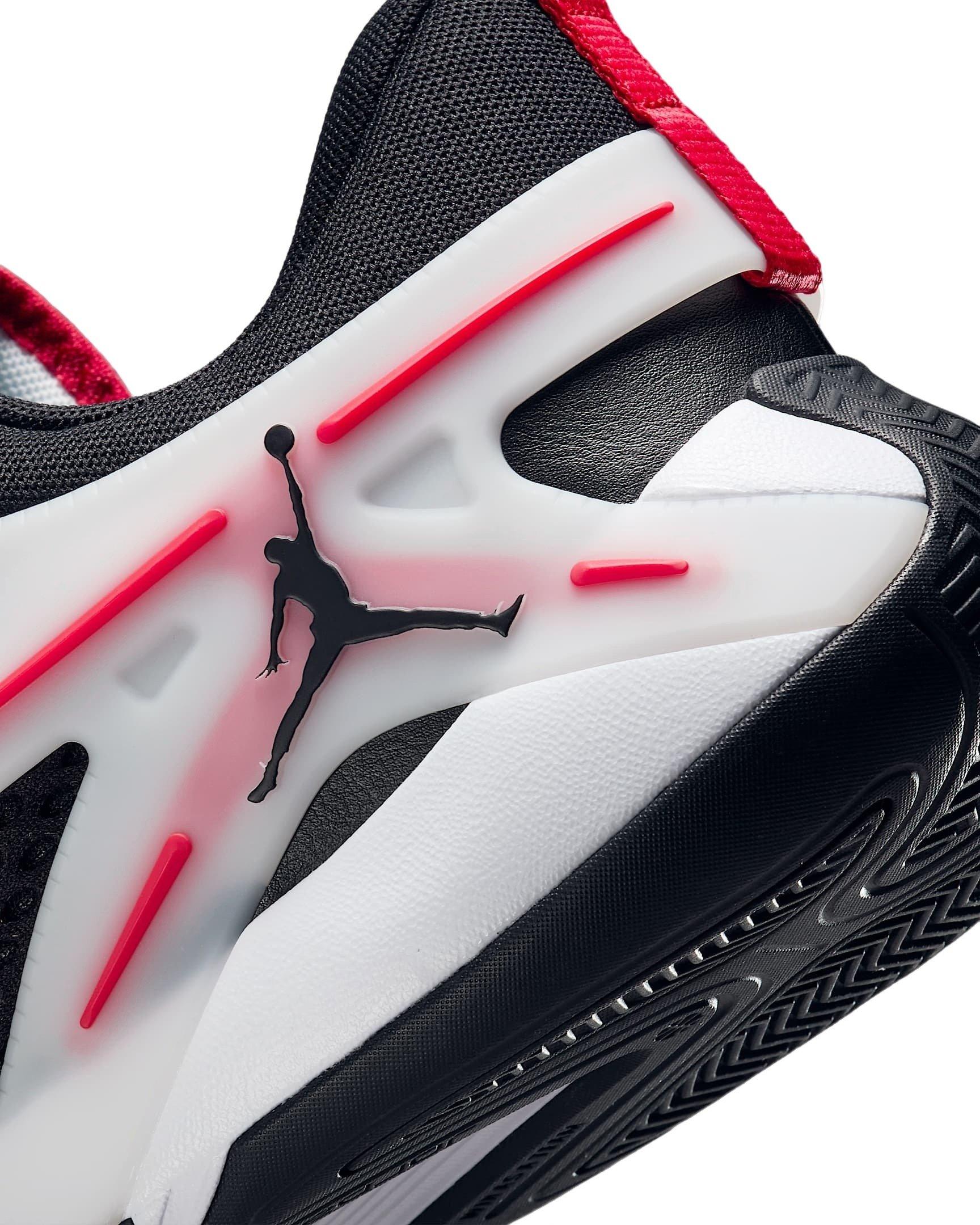 Jordan Heir Series "White/Fire Red/Black" Men's Basketball Shoe - WHITE/RED/BLACK Thumbnail View 7