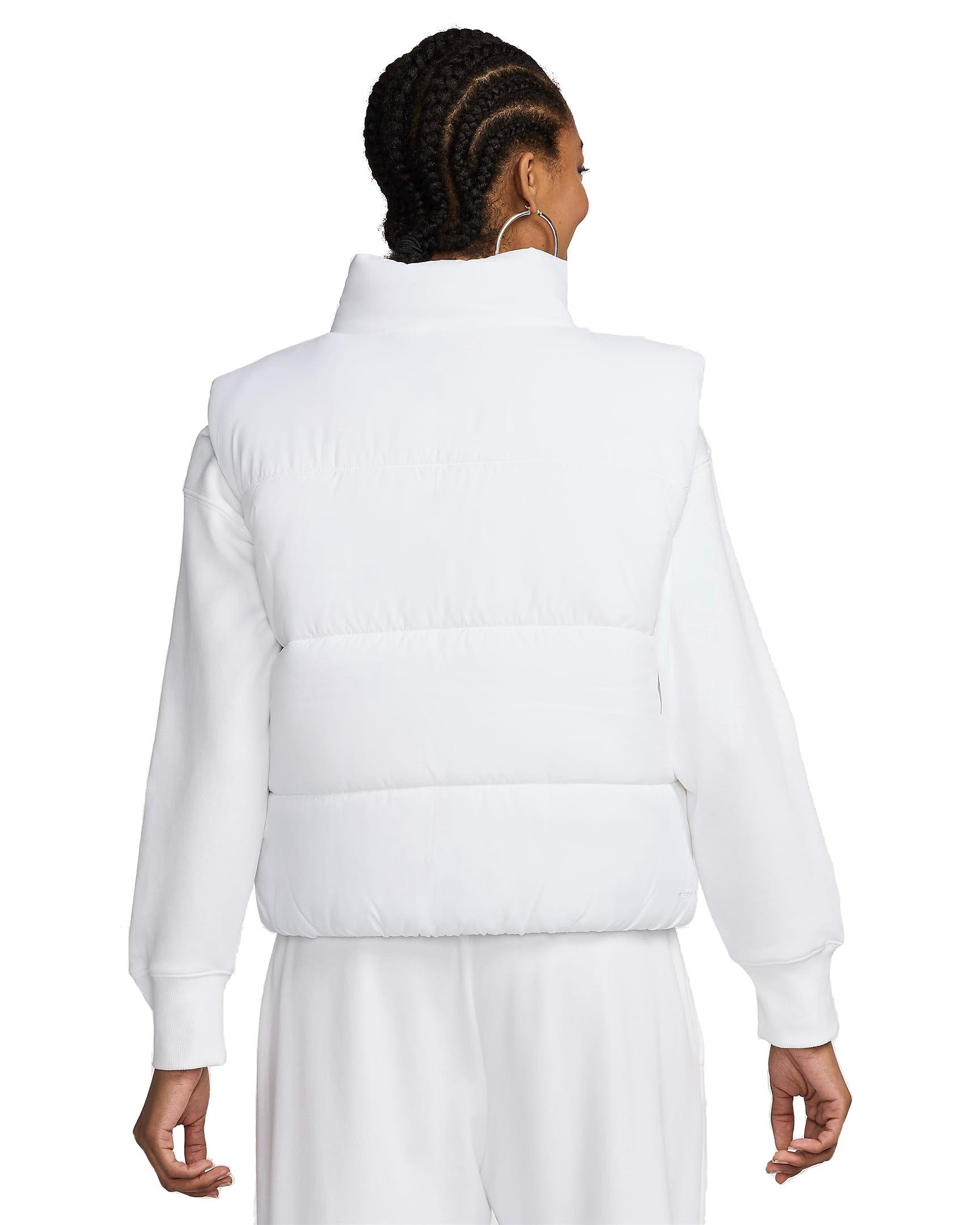 Nike Women's Sportswear Classic Puffer Therma-FIT Loose Vest - WHITE Thumbnail View 2