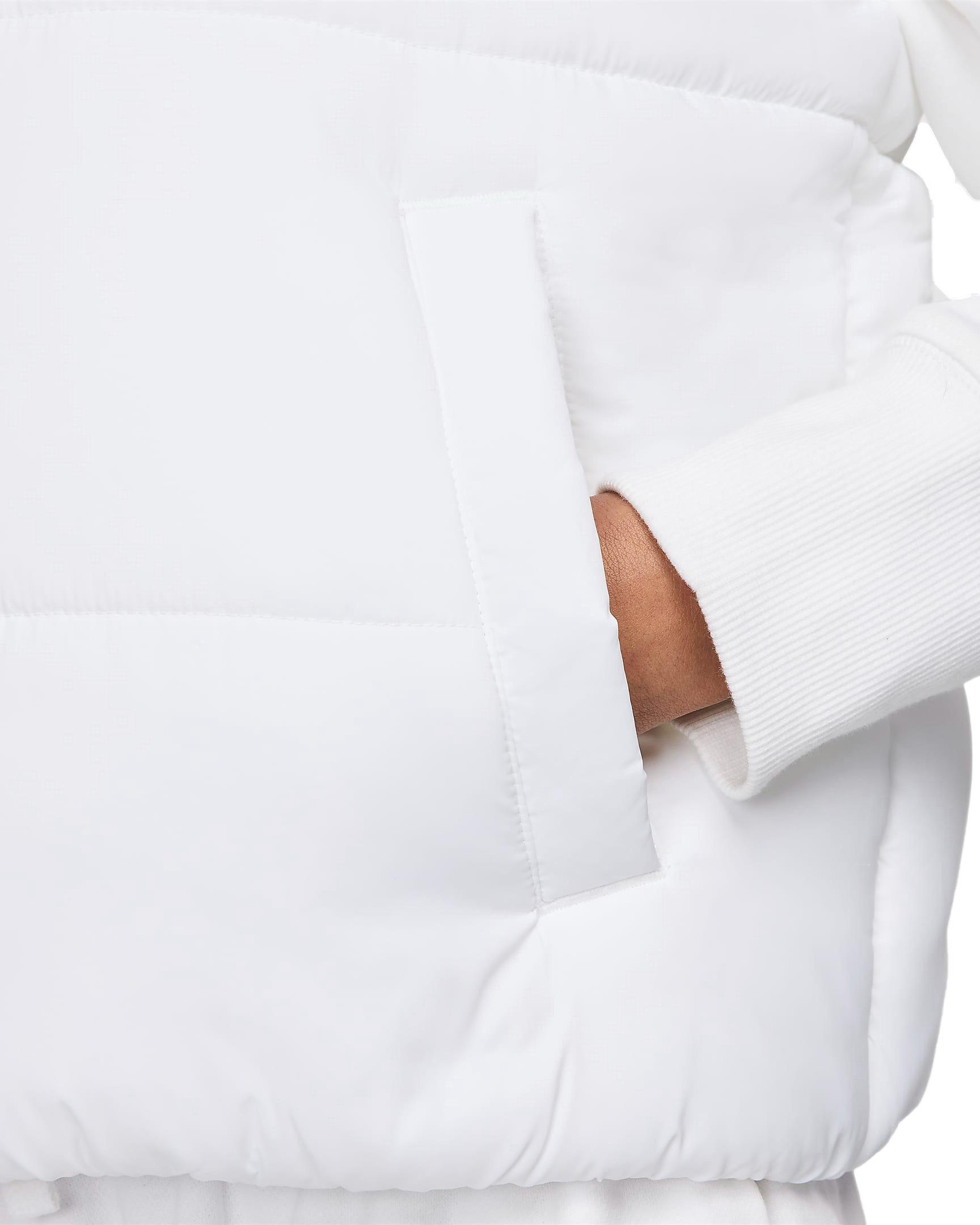 Nike Women's Sportswear Classic Puffer Therma-FIT Loose Vest - WHITE Thumbnail View 5