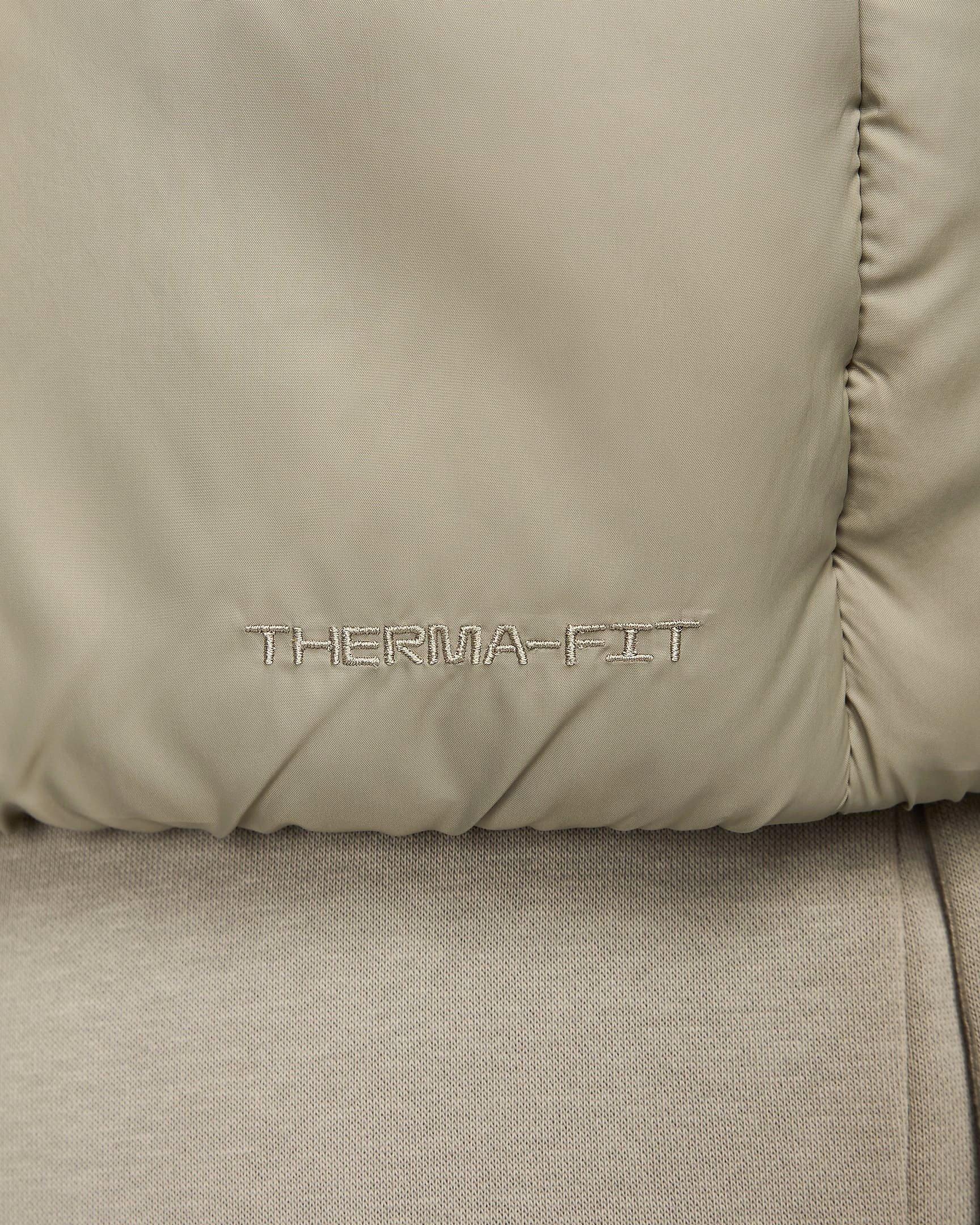 Nike Women's Sportswear Classic Puffer Therma-FIT Loose Vest - GREEN Thumbnail View 7