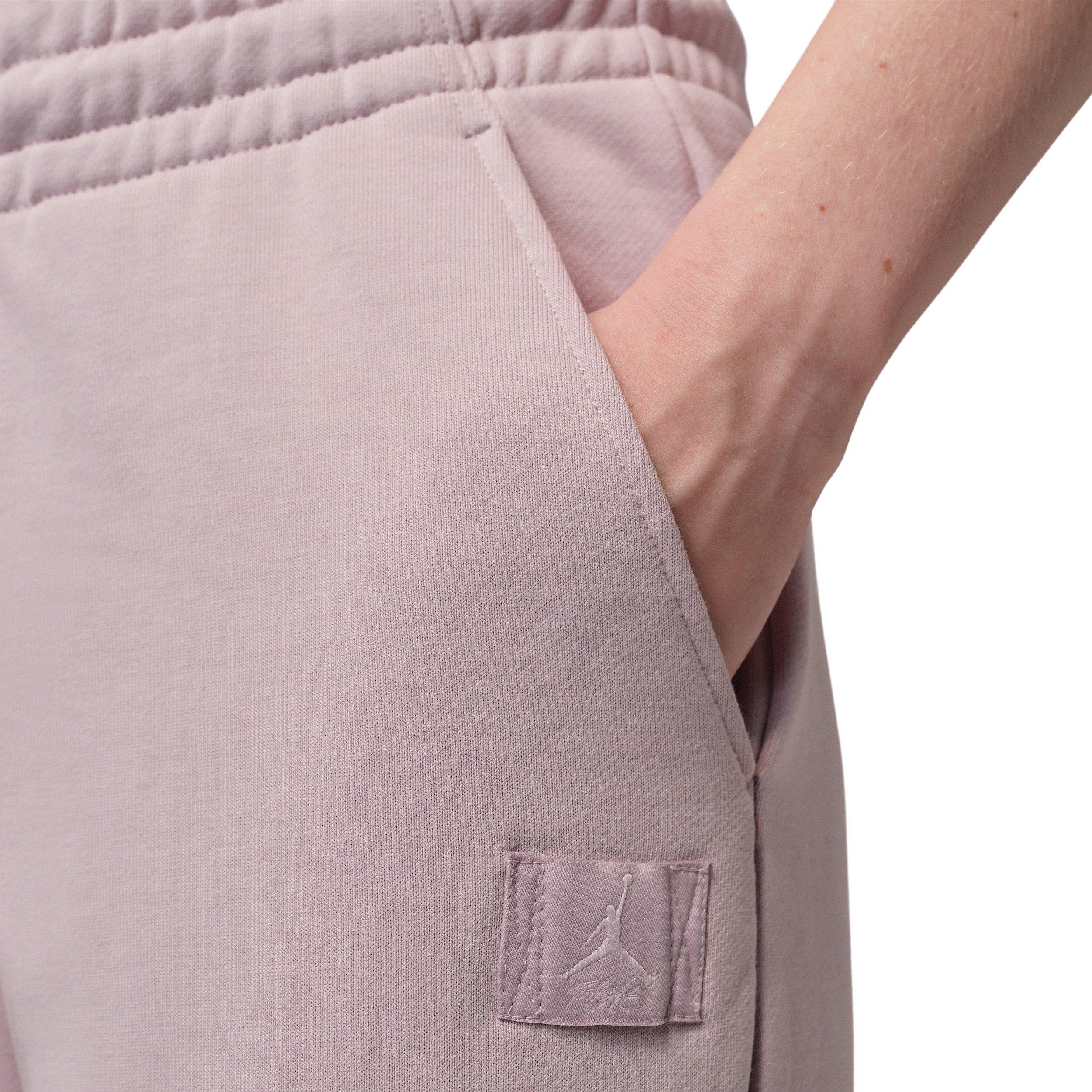 Jordan Women's Flared French Terry Fleece Pants - Rose - ROSE Thumbnail View 3