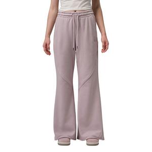 Jordan Women's Flared French Terry Fleece Pants -Rose