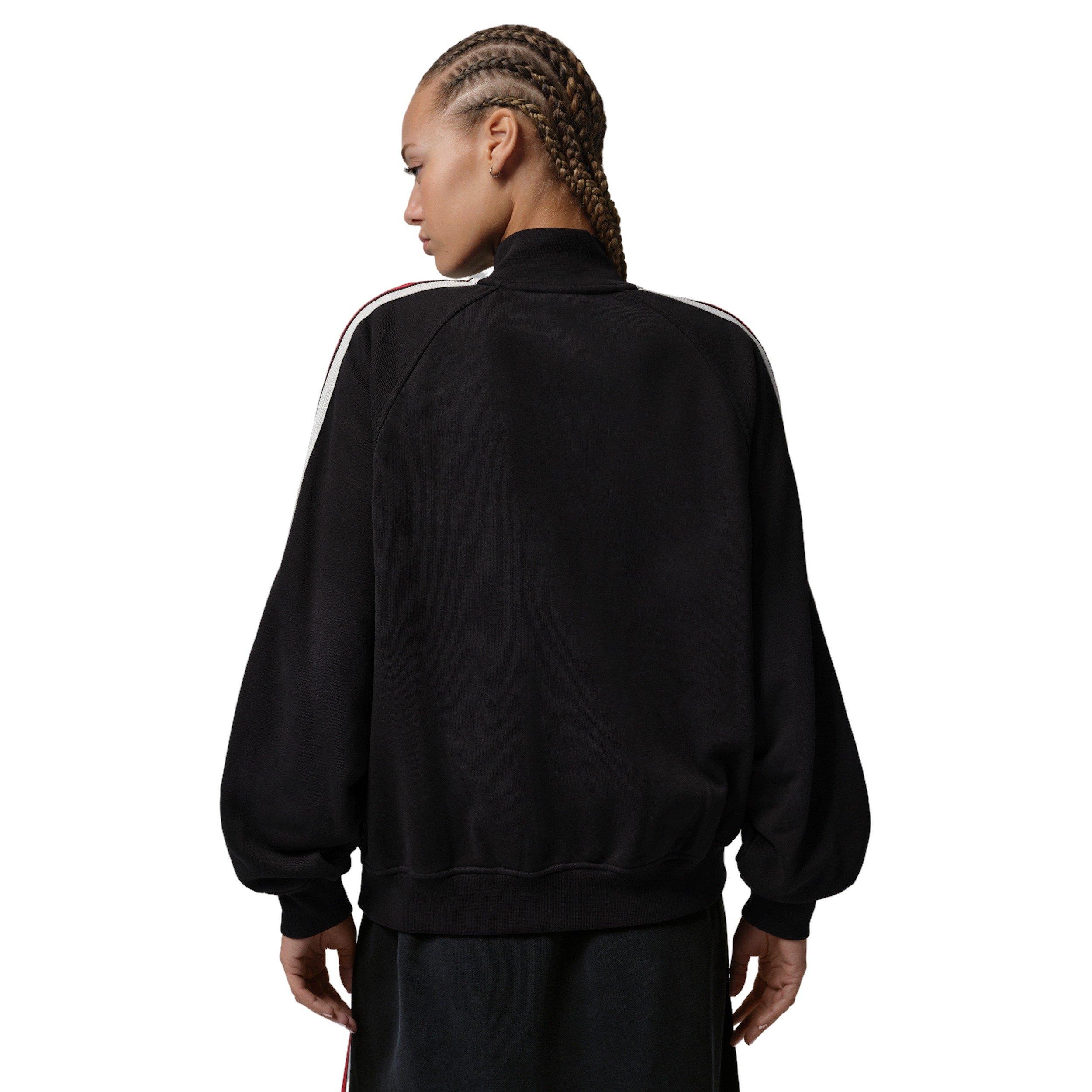 Jordan Women's Flight Fleece French Terry Full-Zip Jacket - Black - BLACK Thumbnail View 2