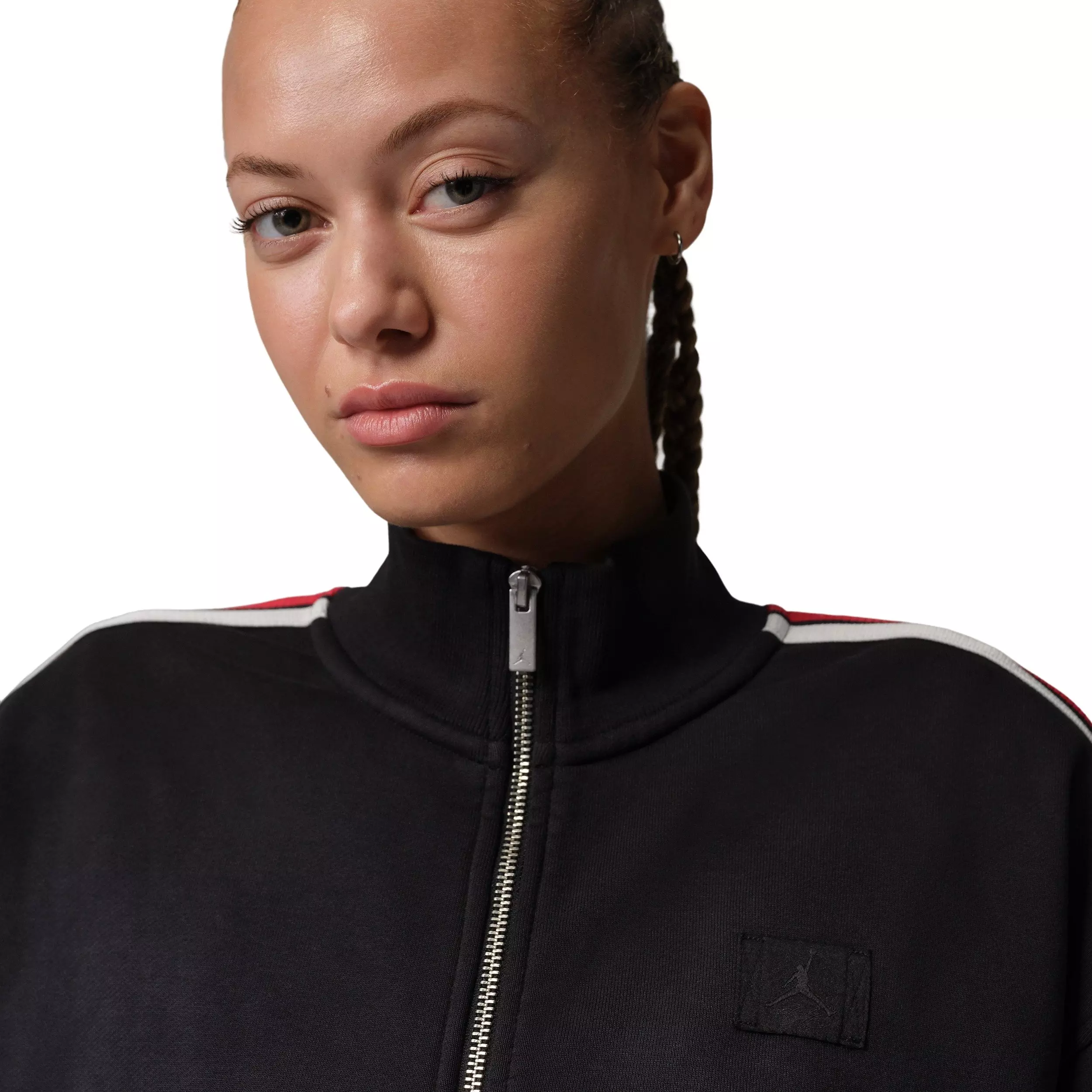 Jordan Women's Flight Fleece French Terry Full-Zip Jacket - Black - BLACK