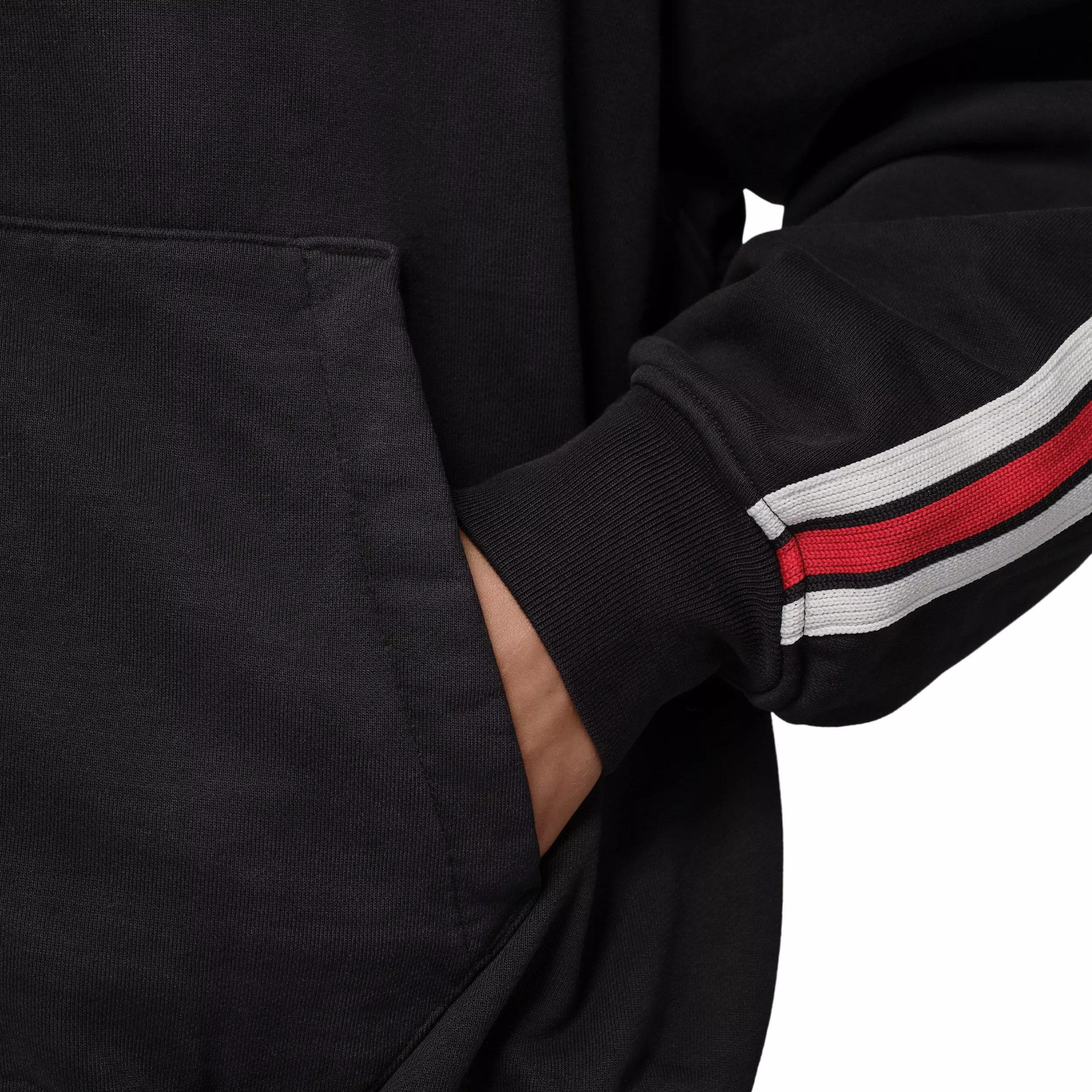 Jordan Women's Flight Fleece French Terry Full-Zip Jacket - Black - BLACK