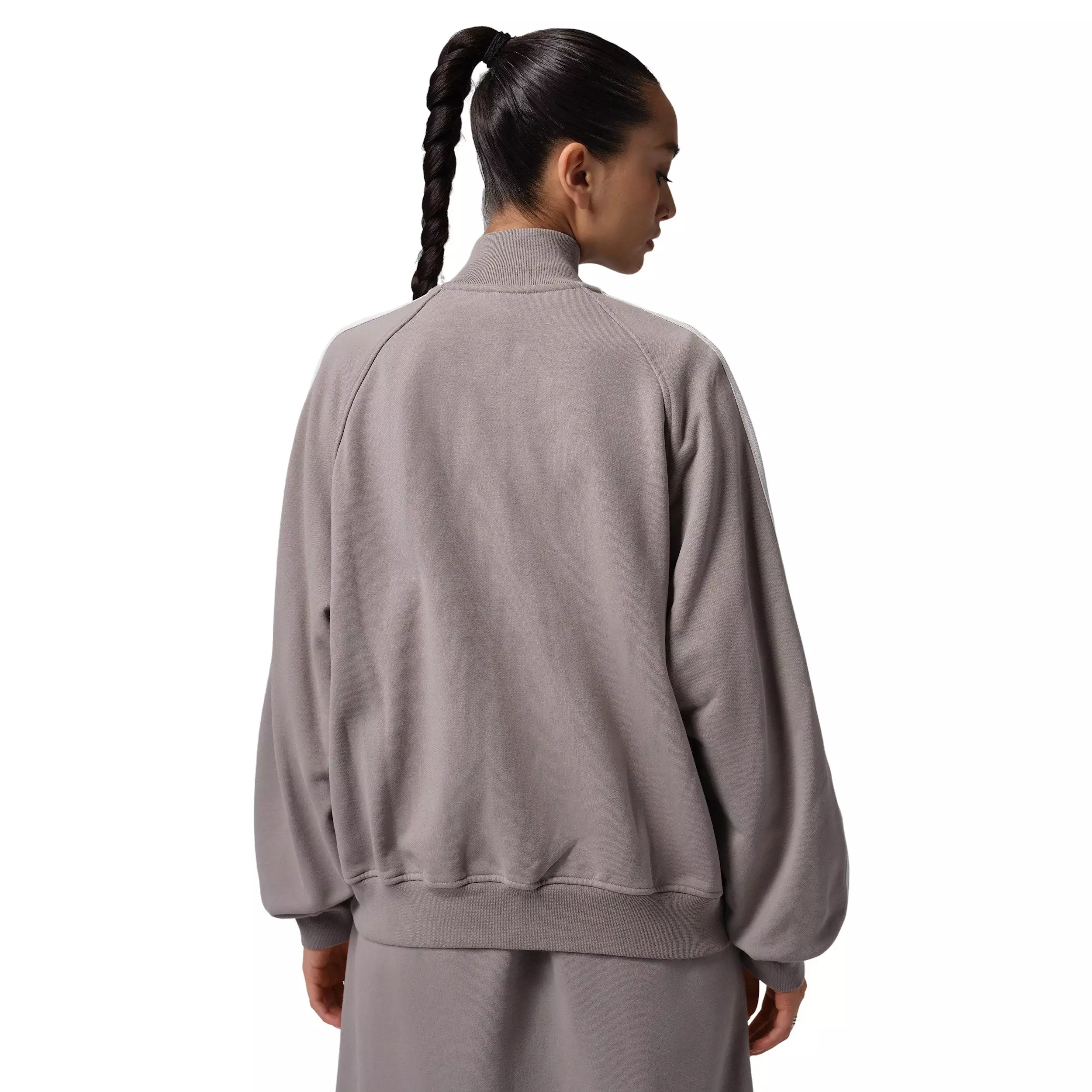 Jordan Women's Flight Fleece French Terry Full-Zip Jacket - Stone - STONE