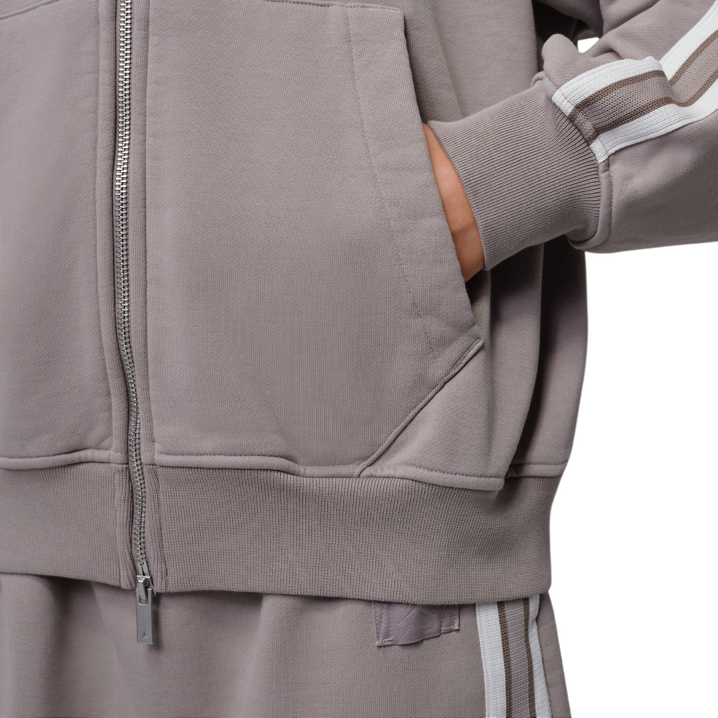 Jordan Women's Flight Fleece French Terry Full-Zip Jacket -Stone - STONE Thumbnail View 5