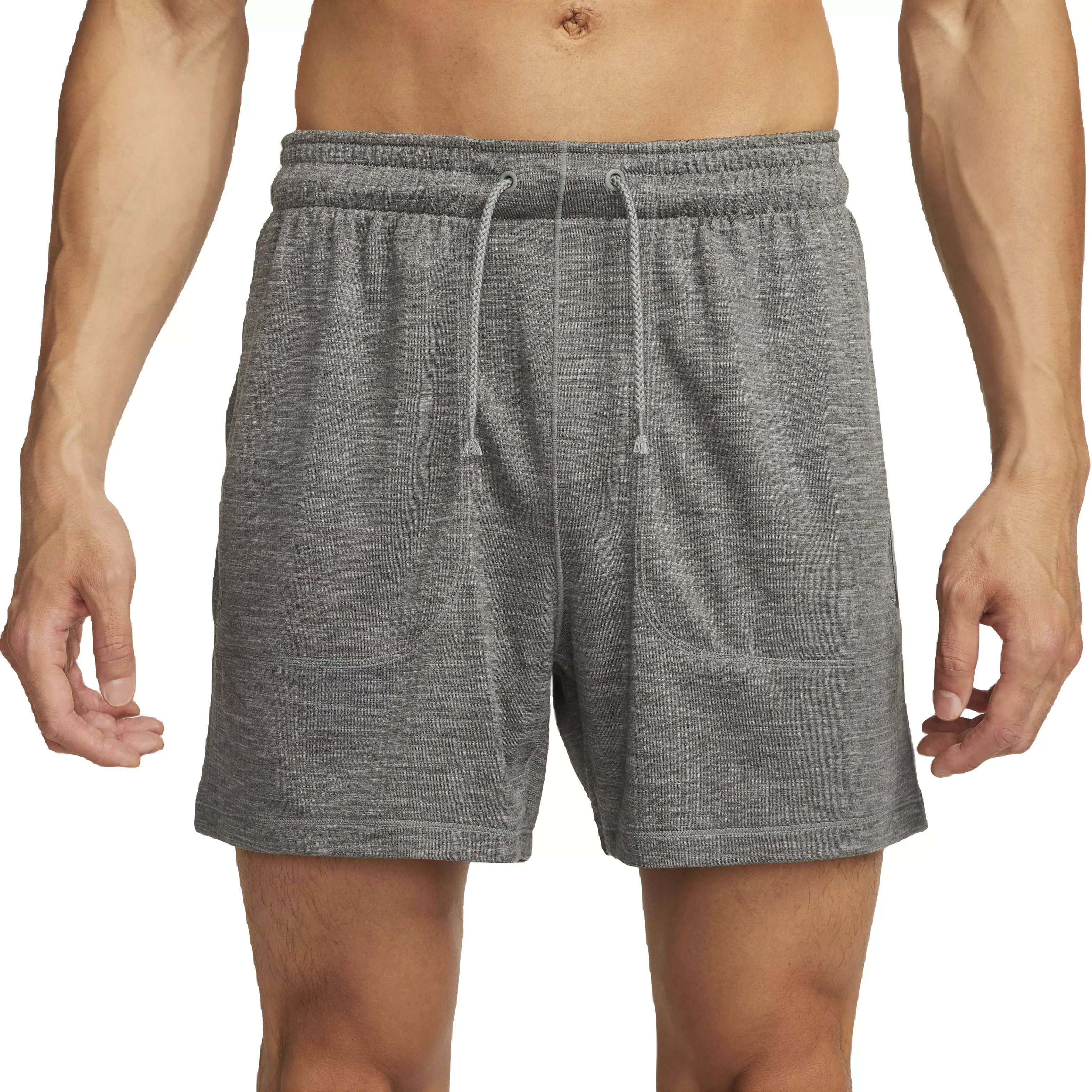 Nike Men's Yoga Dri-FIT 5" Unlined Shorts - GREY