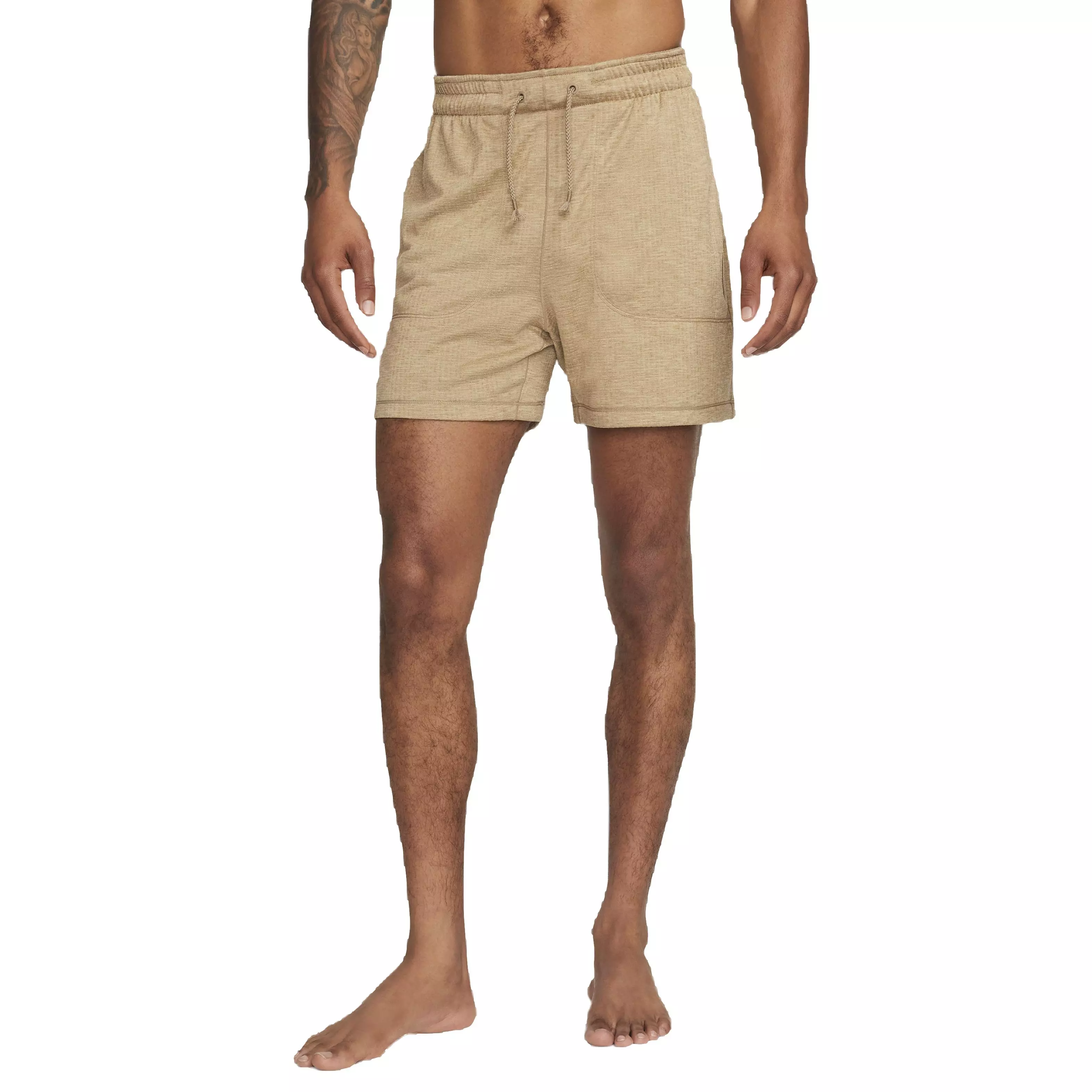 Nike Men's Yoga Dri-FIT 5" Unlined Shorts - BROWN
