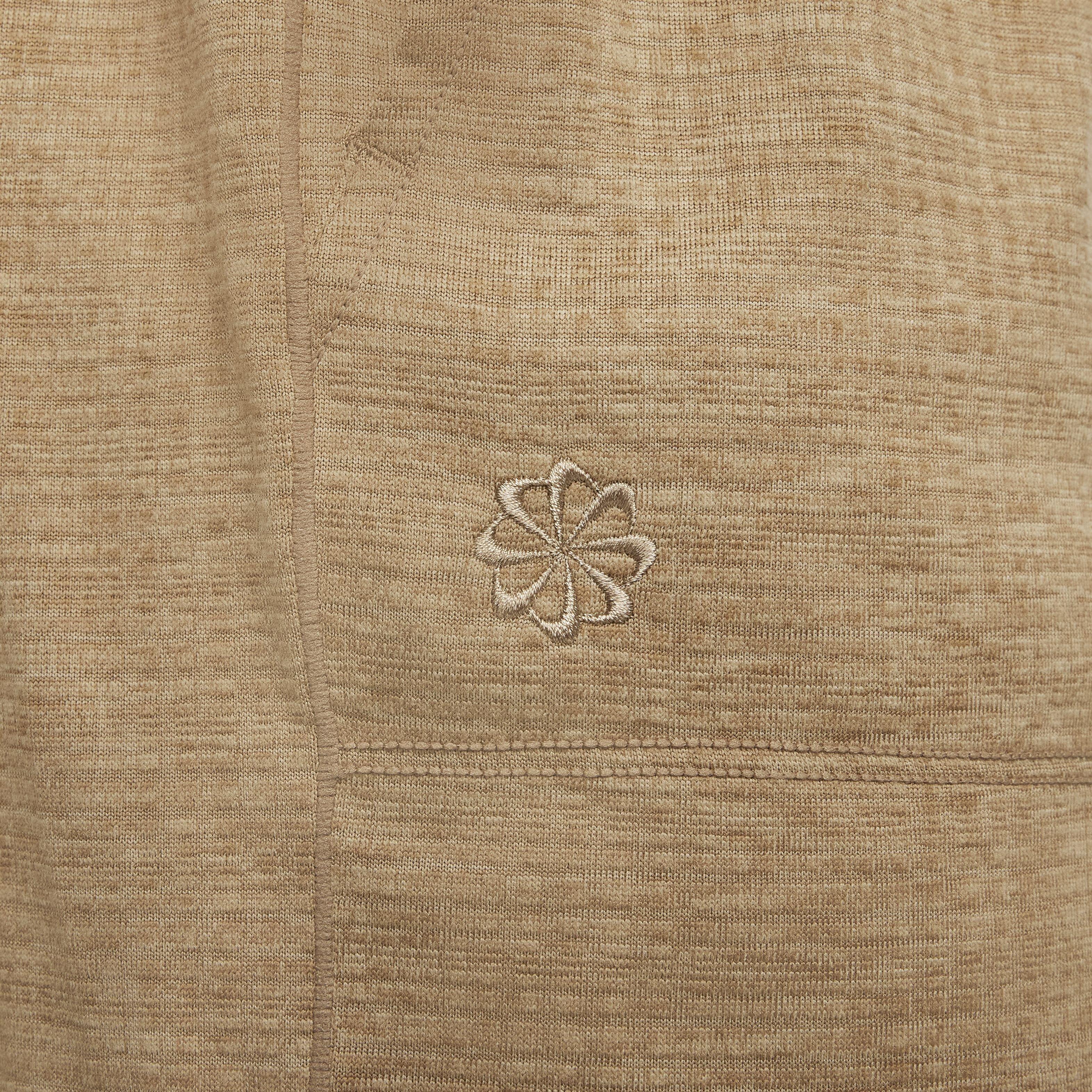 Nike Men's Yoga Dri-FIT 5" Unlined Shorts - BROWN Thumbnail View 6