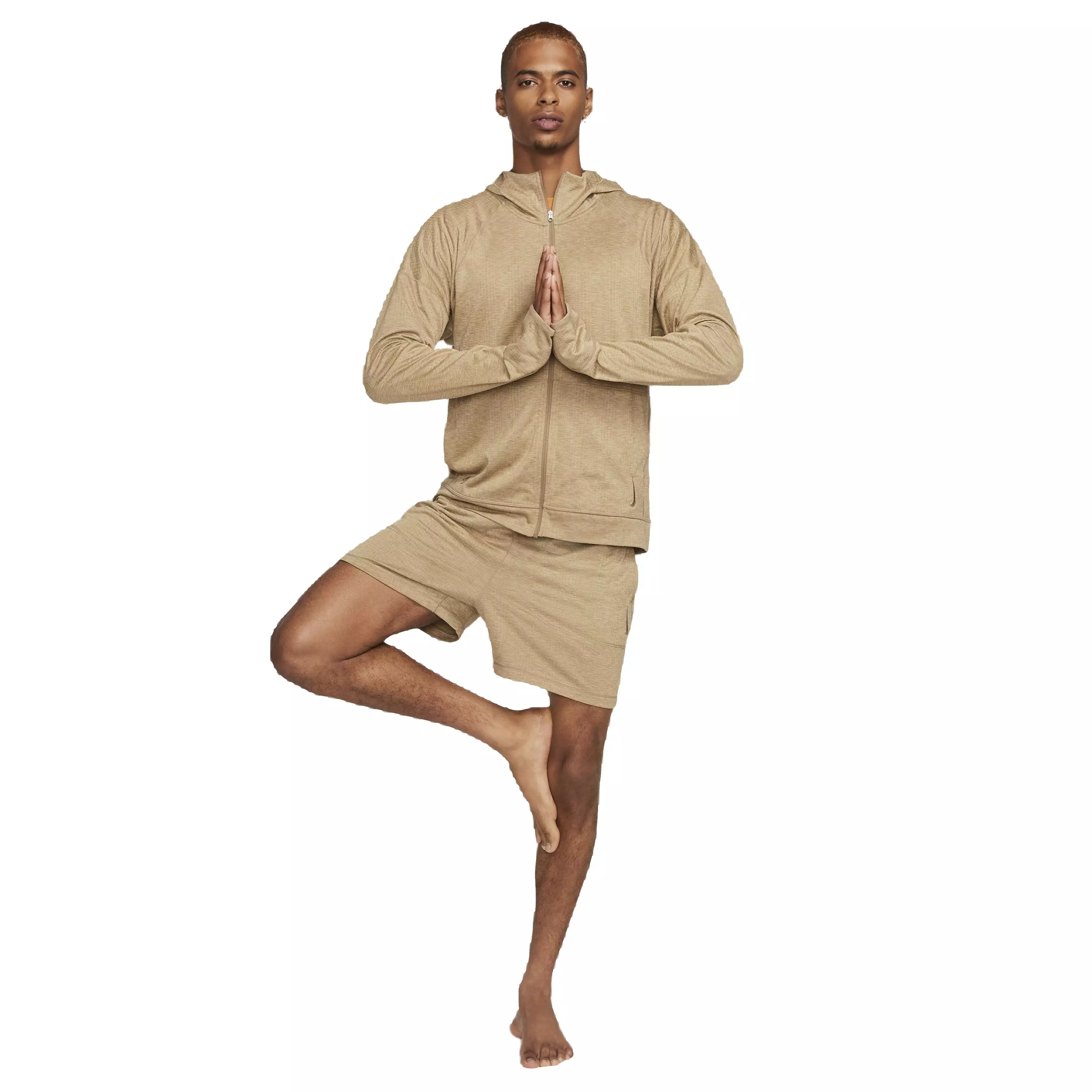 Nike Men's Yoga Dri-FIT 5" Unlined Shorts - BROWN