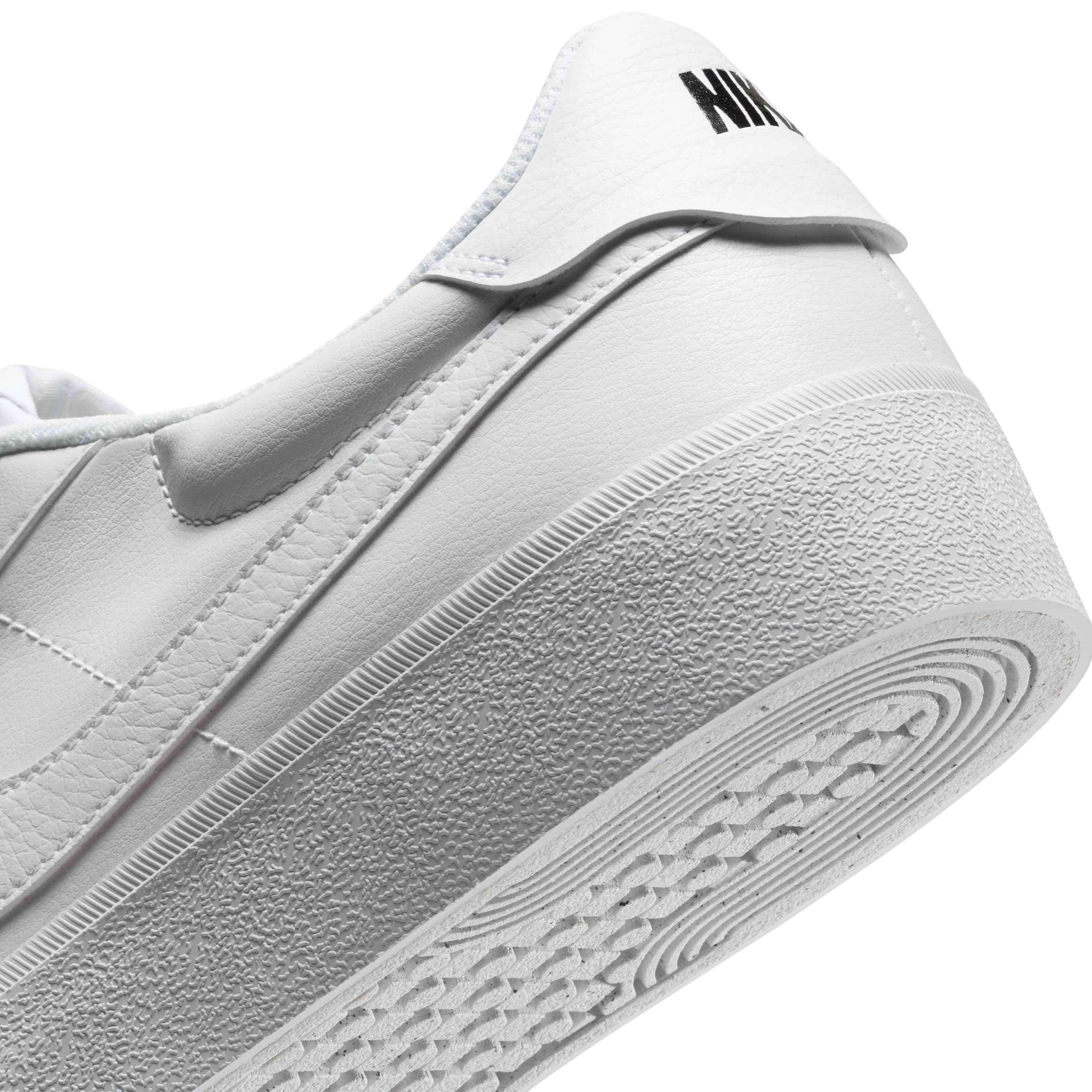 Nike Court Shot "White/Black/White" Men's Shoe - WHITE/BLACK/WHITE Thumbnail View 8