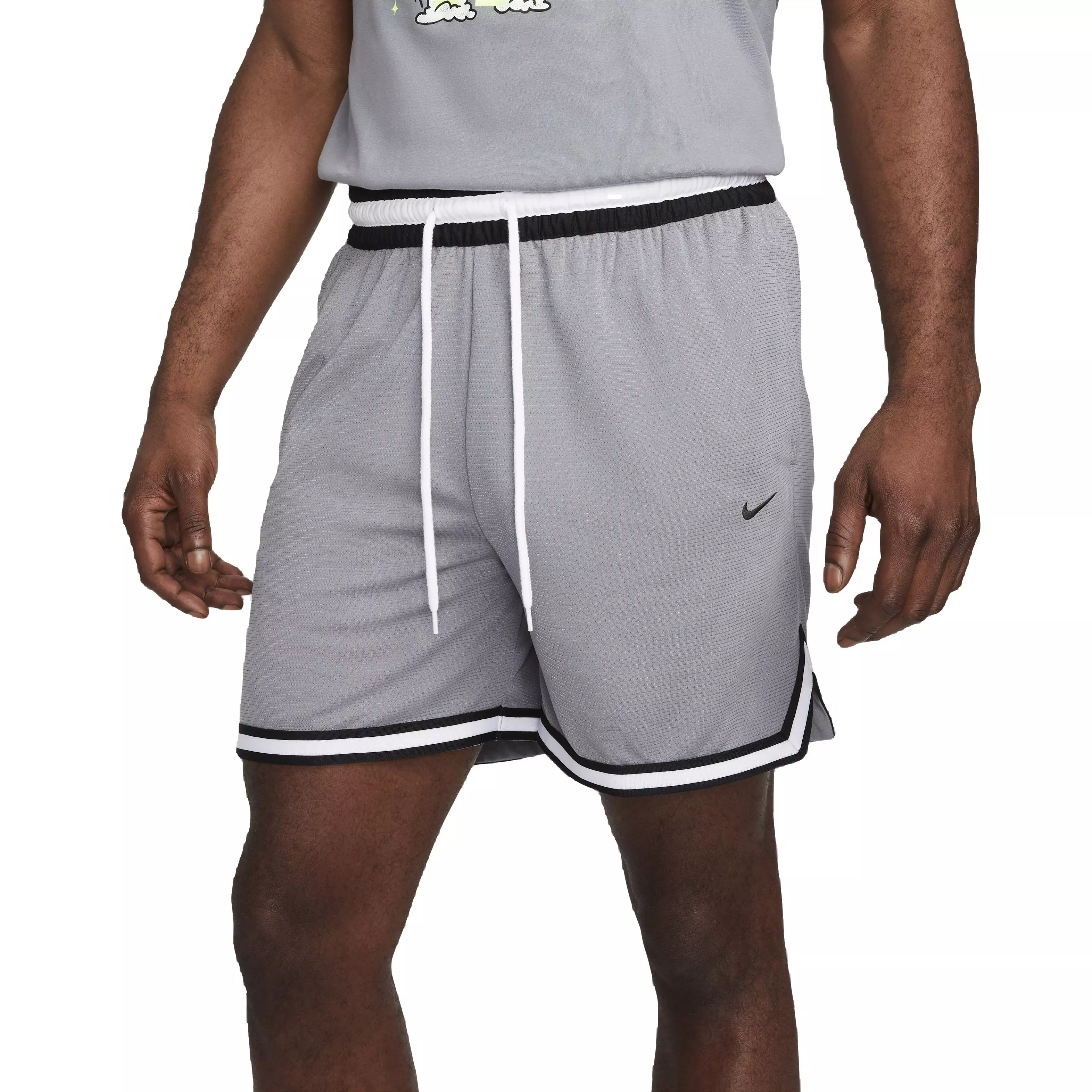 Nike Men's Dri-FIT DNA 6" Basketball Shorts - GREY