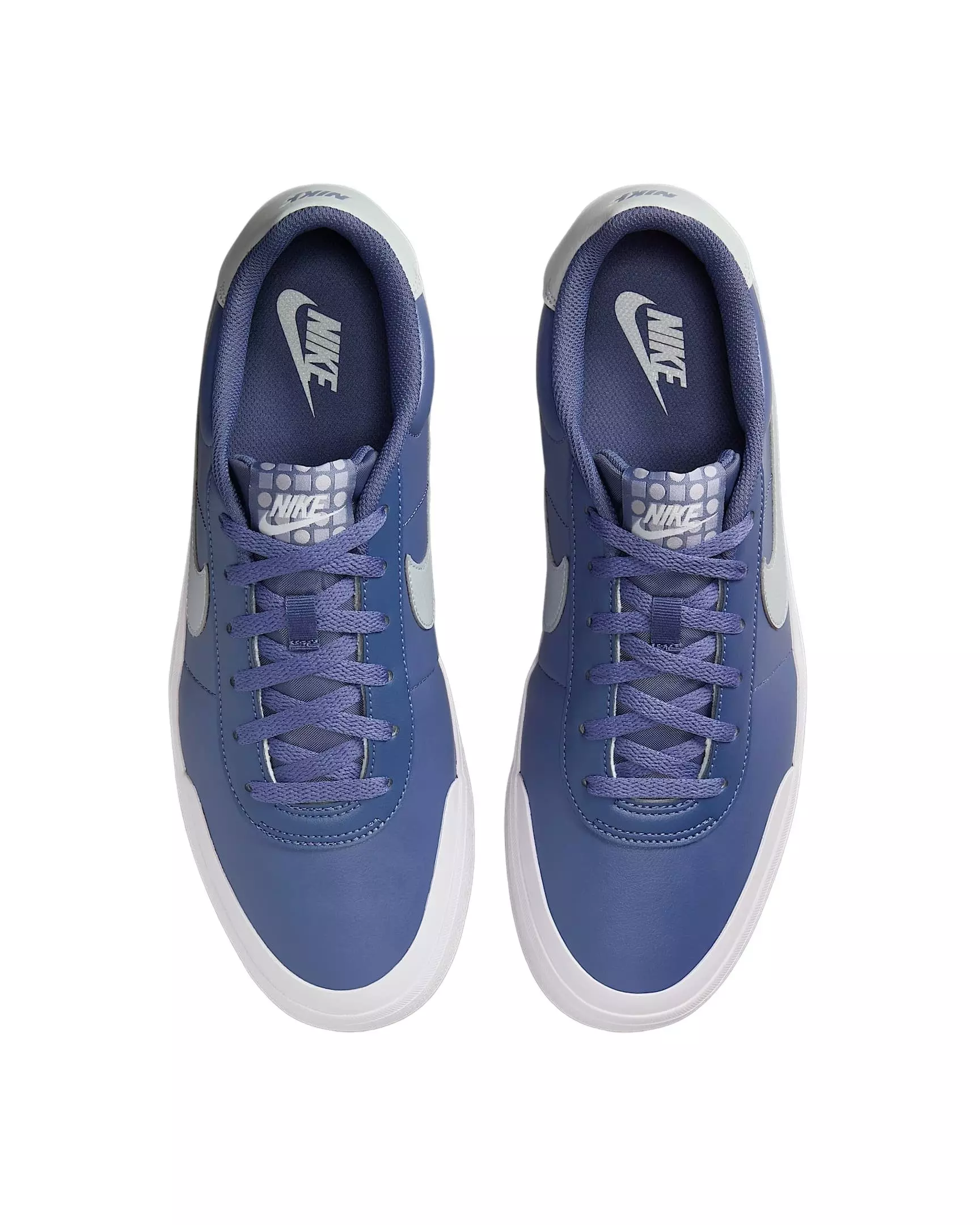 Nike Court Shot "Diffused Blue/White/Cement Grey/Pure Platinum" Men's Shoe - BLUE/WHITE/GREY/PLATINUM