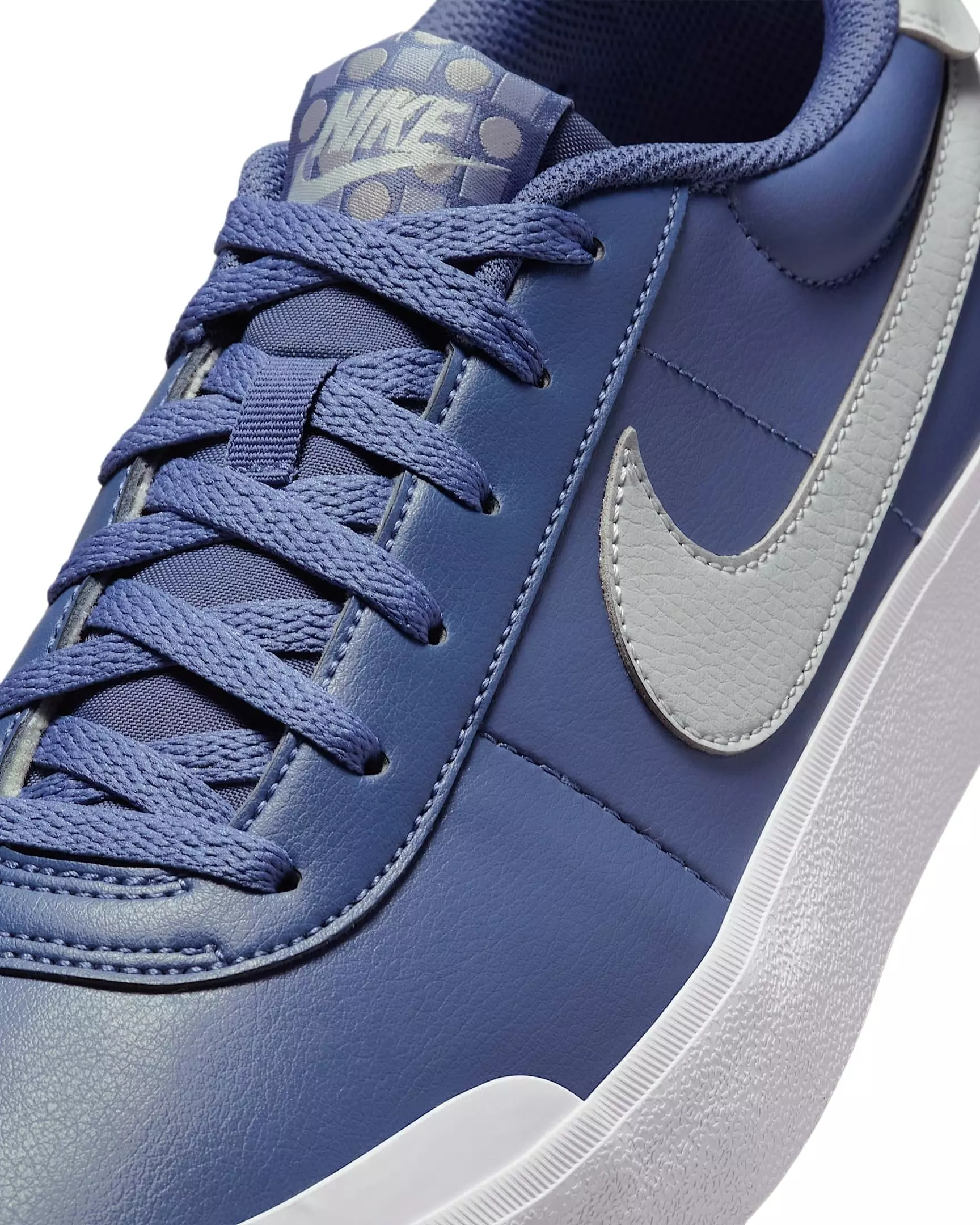 Nike Court Shot "Diffused Blue/White/Cement Grey/Pure Platinum" Men's Shoe - BLUE/WHITE/GREY/PLATINUM