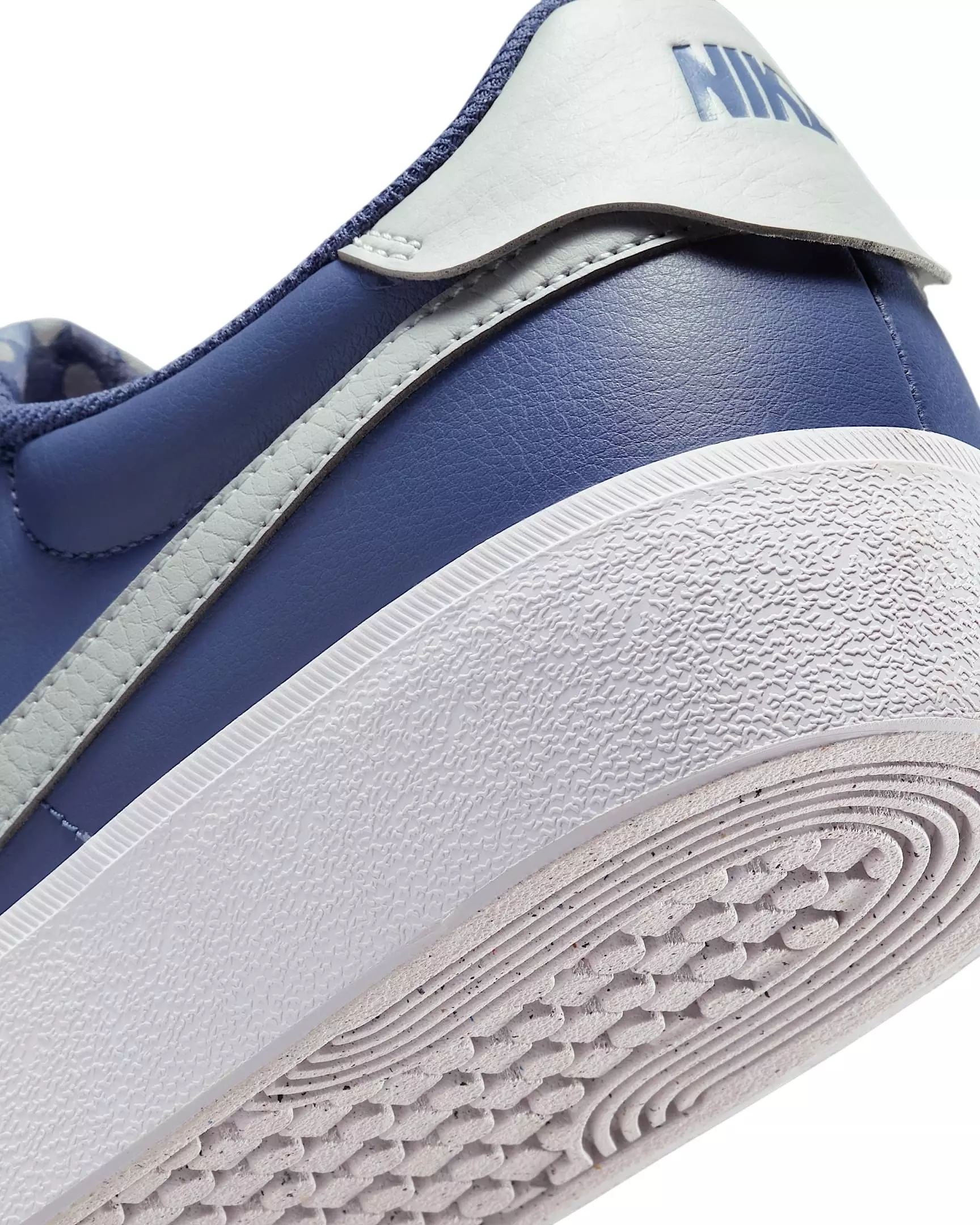 Nike Court Shot "Diffused Blue/White/Cement Grey/Pure Platinum" Men's Shoe - BLUE/WHITE/GREY/PLATINUM