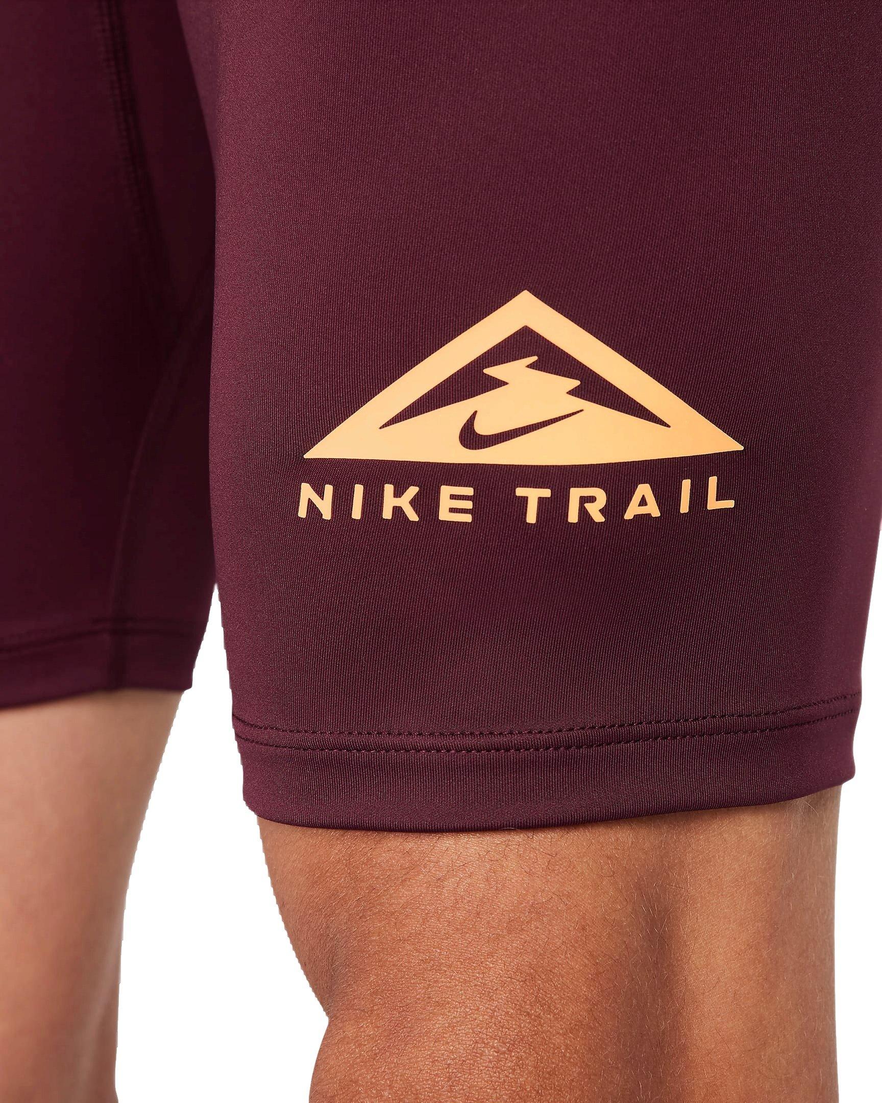 Nike Men's Dri-FIT Trail Lava Loops Running 1/2 Length Shorts​ -Maroon -  Hibbett