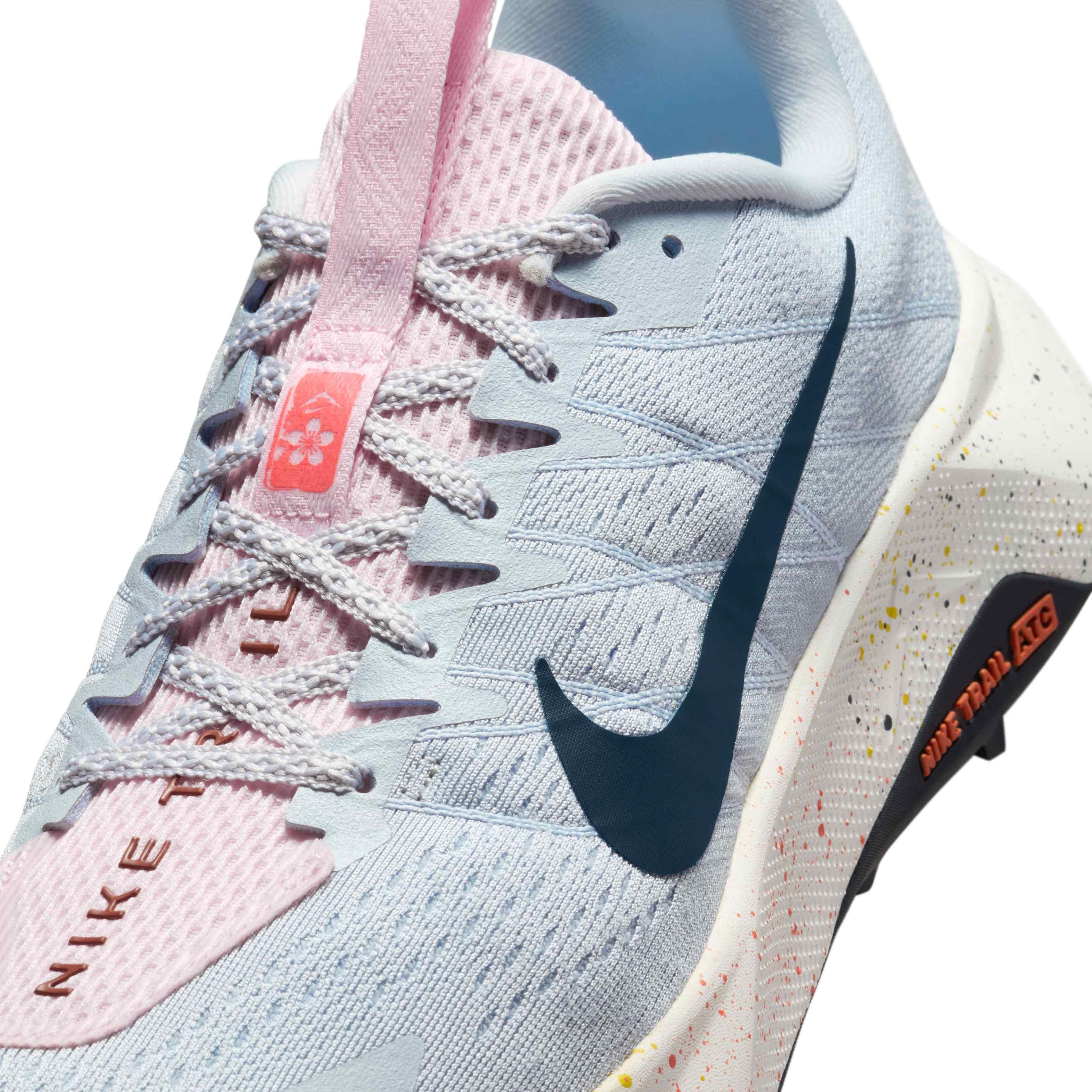 Nike Wildhorse 10 "Pure Platinum/Football Grey/Pink Foam/Armory Navy" Men's Trail Running Shoe - PLATINUM/GREY/PINK/NAVY Thumbnail View 7