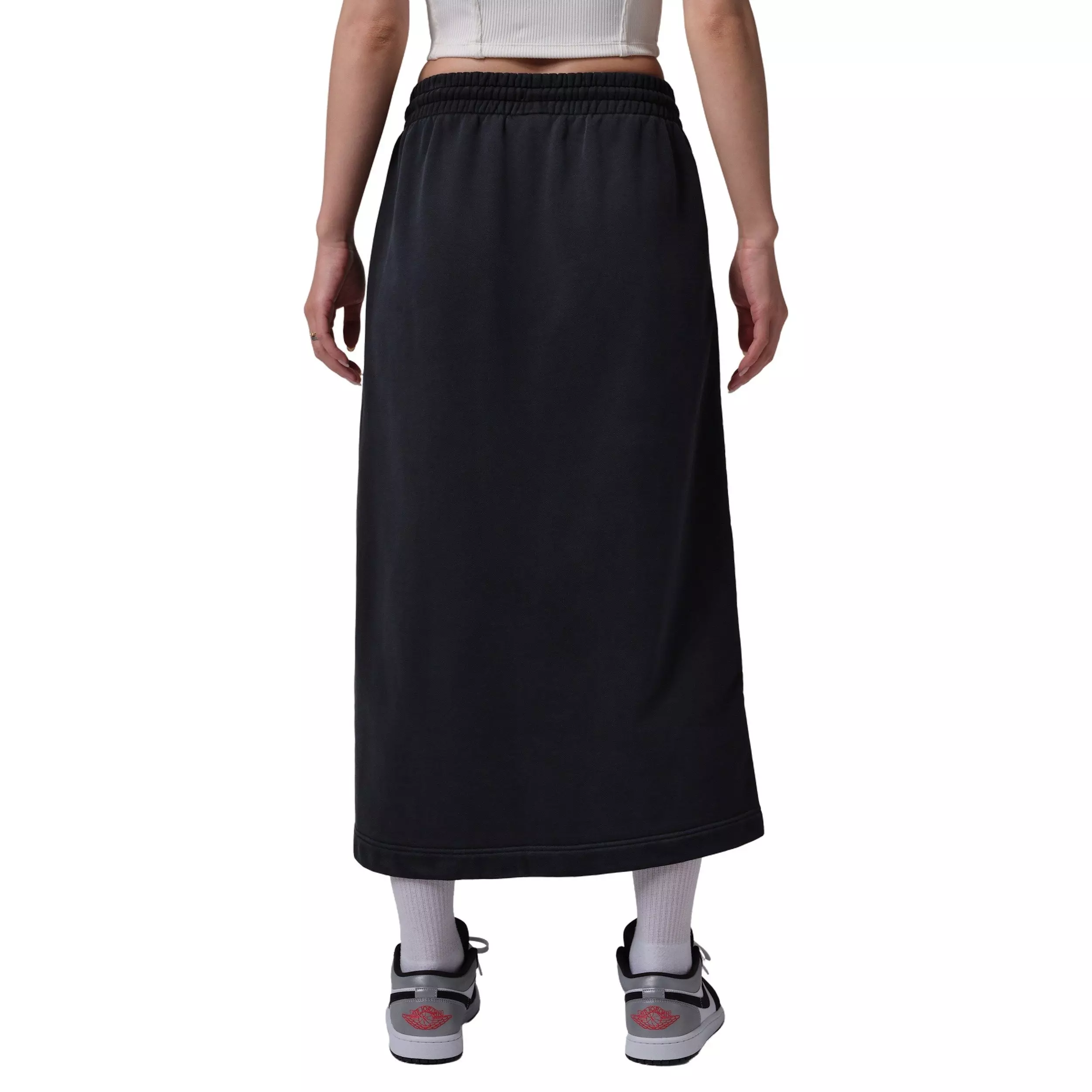 Jordan Women's Flight Fleece Skirt - Black - BLACK