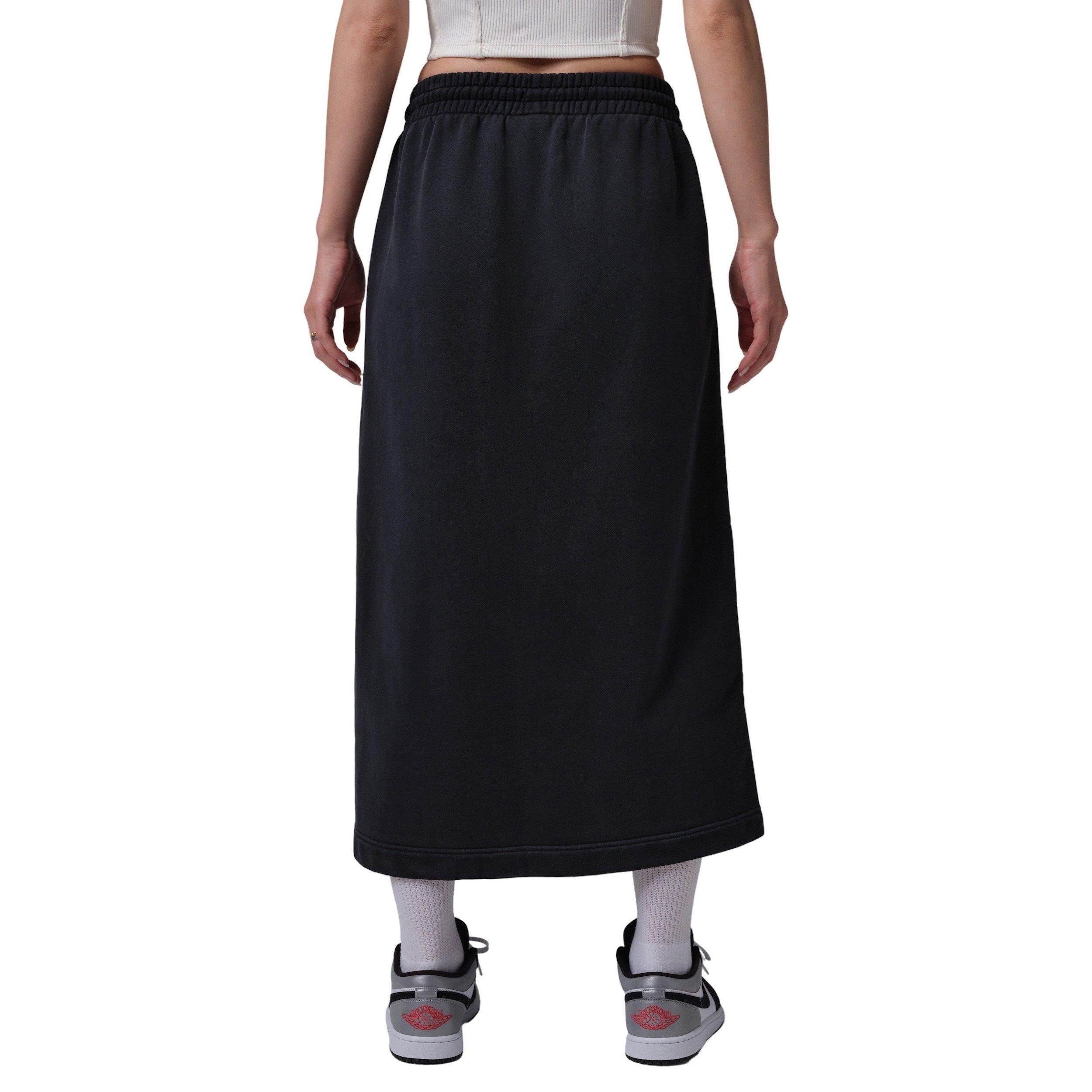 Jordan Women's Flight Fleece Skirt -Black - BLACK Thumbnail View 2