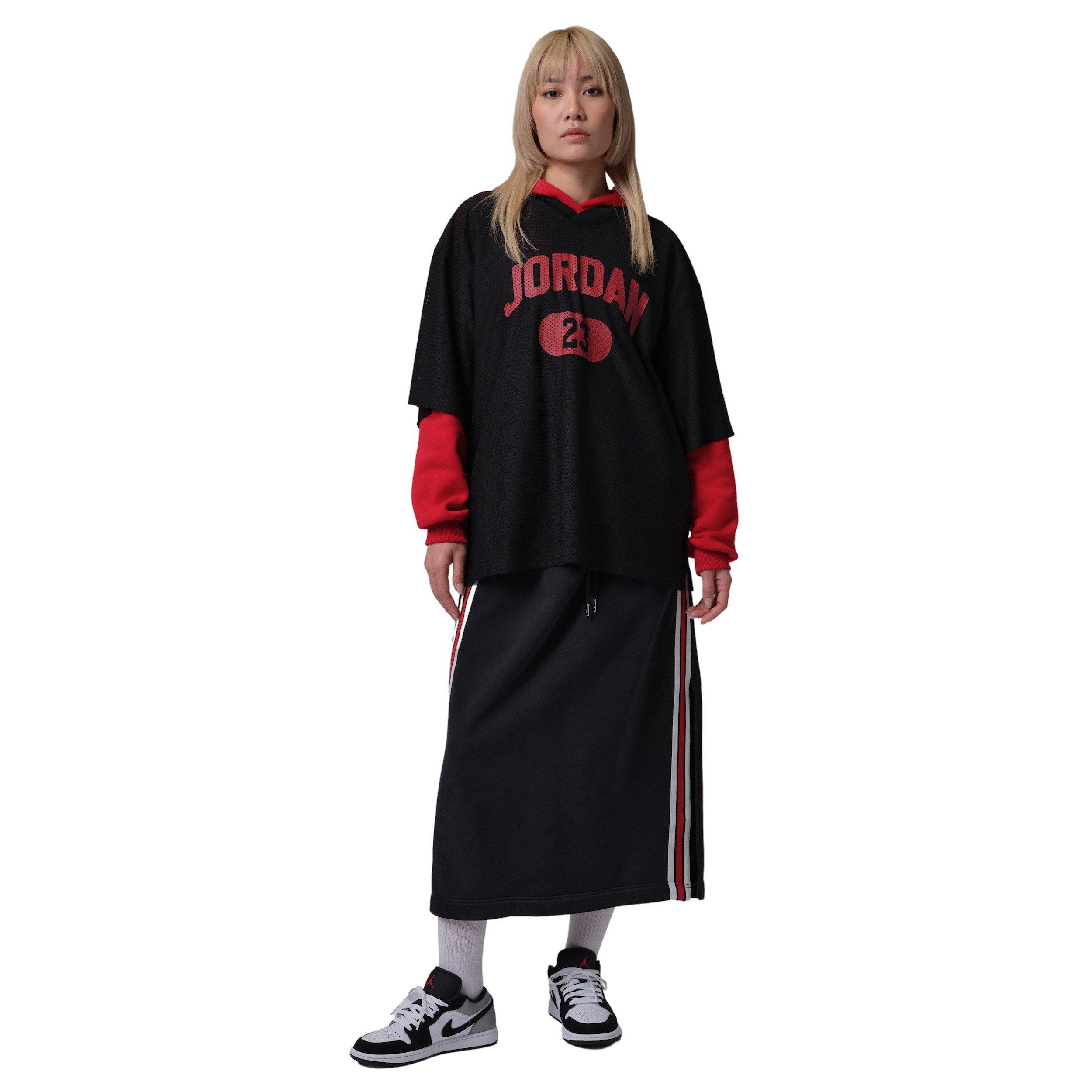 Jordan Women's Flight Fleece Skirt -Black - BLACK Thumbnail View 5