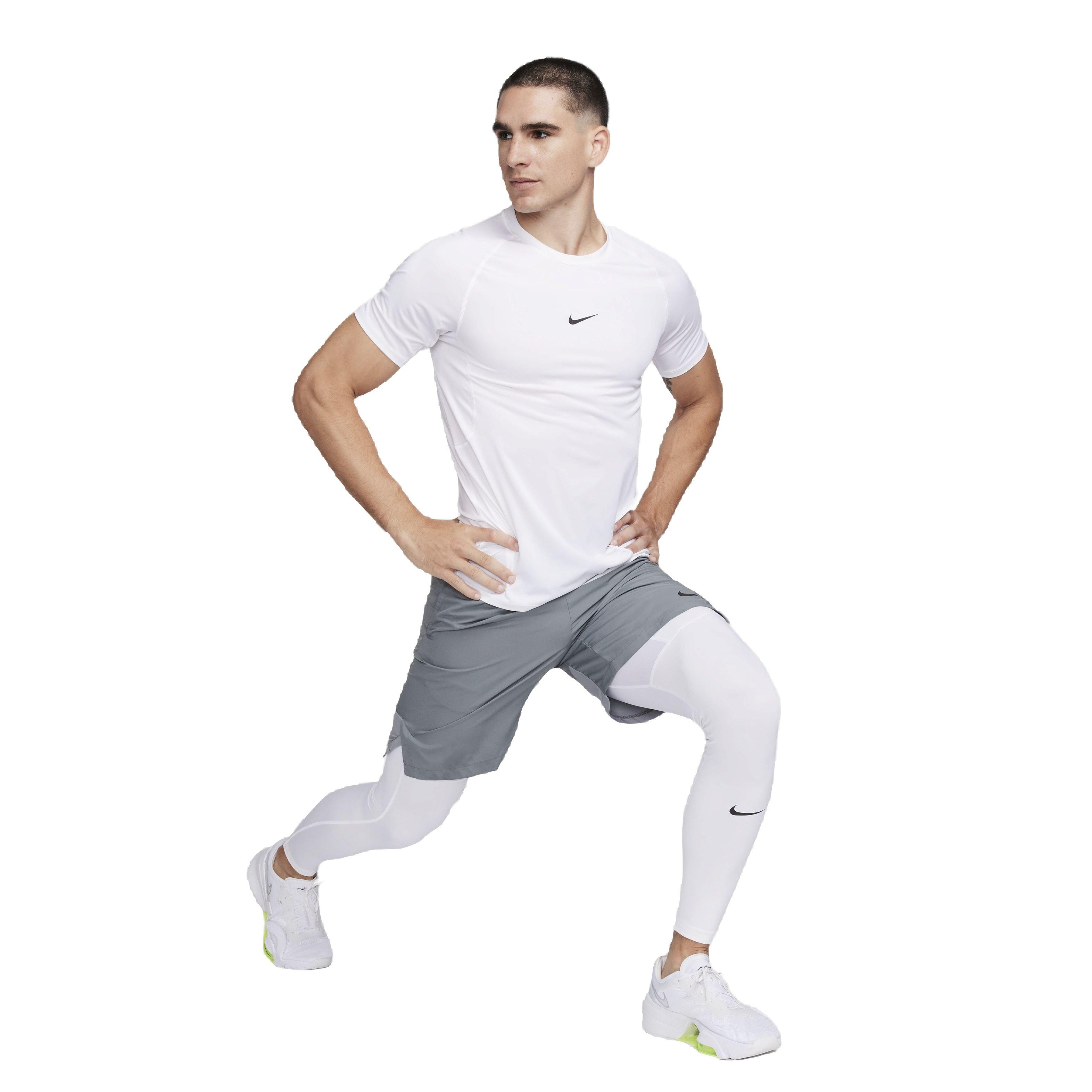 Nike Men's Pro Warm Tights - GREY Thumbnail View 5