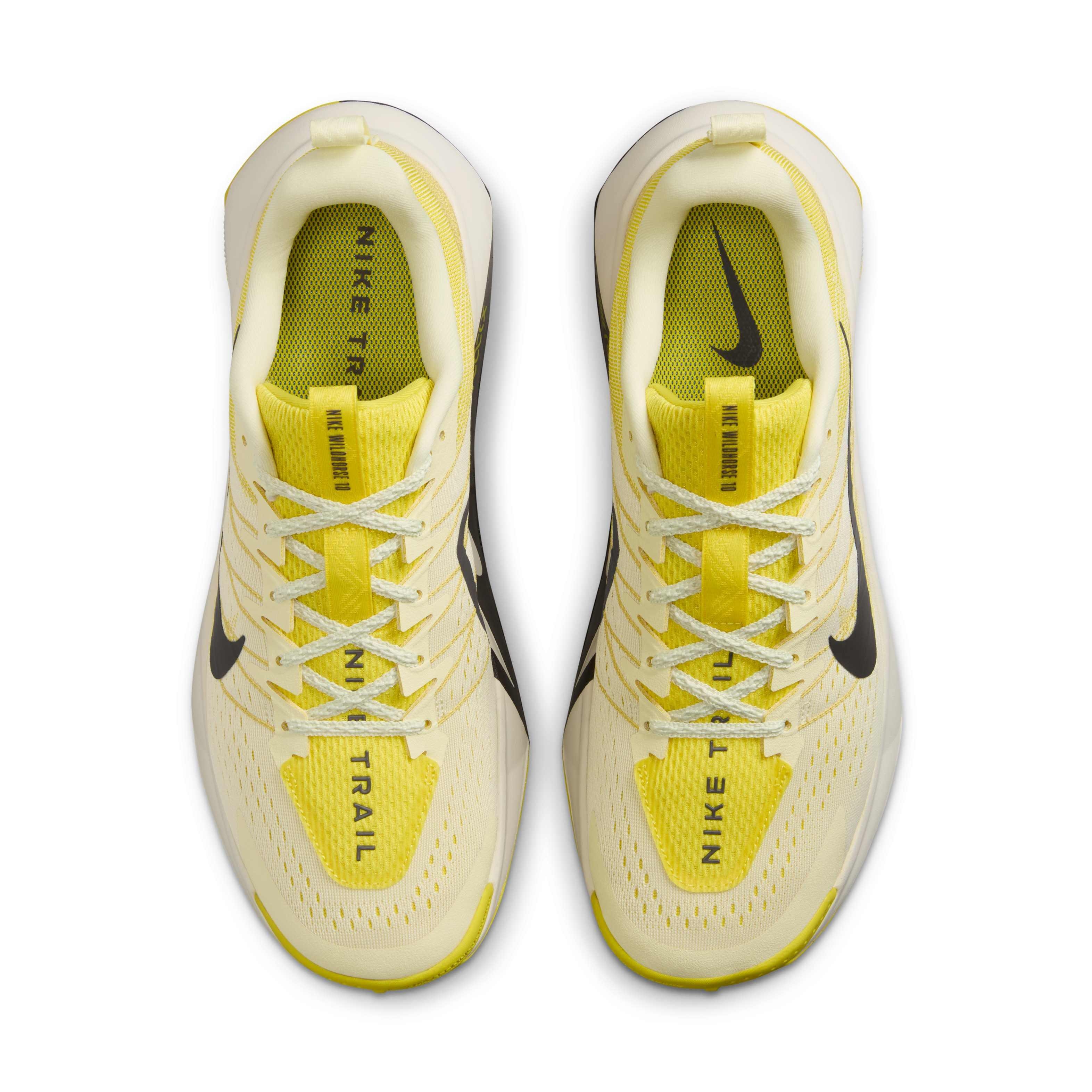 Nike Wildhorse 10 "Alabaster/Lightning/Saturn Gold/Medium Ash" Men's Trail Running Shoe - ALABASTER/LIGHTNING/GOLD/MD ASH Thumbnail View 4