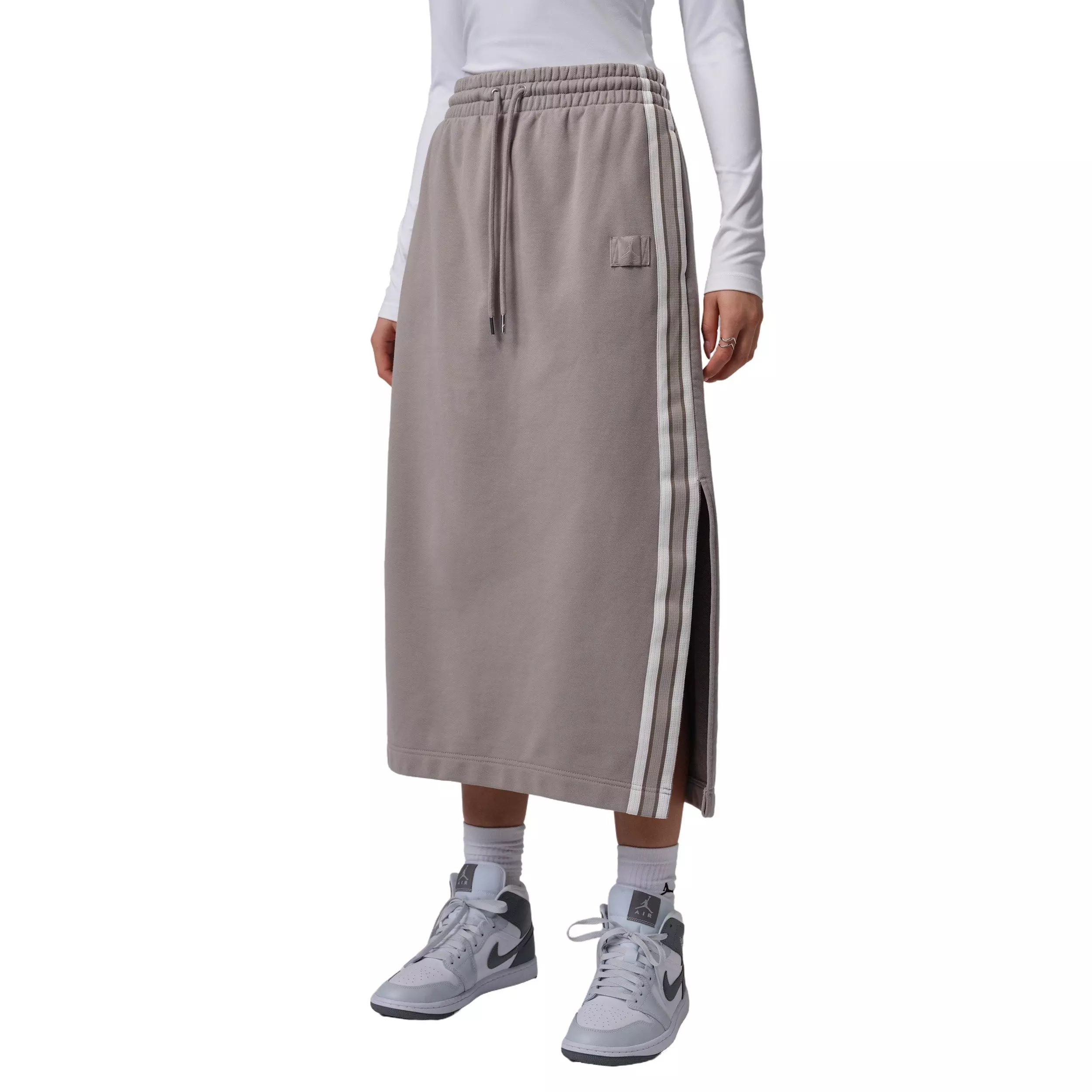 Jordan Women's Flight Fleece Skirt - Stone - STONE