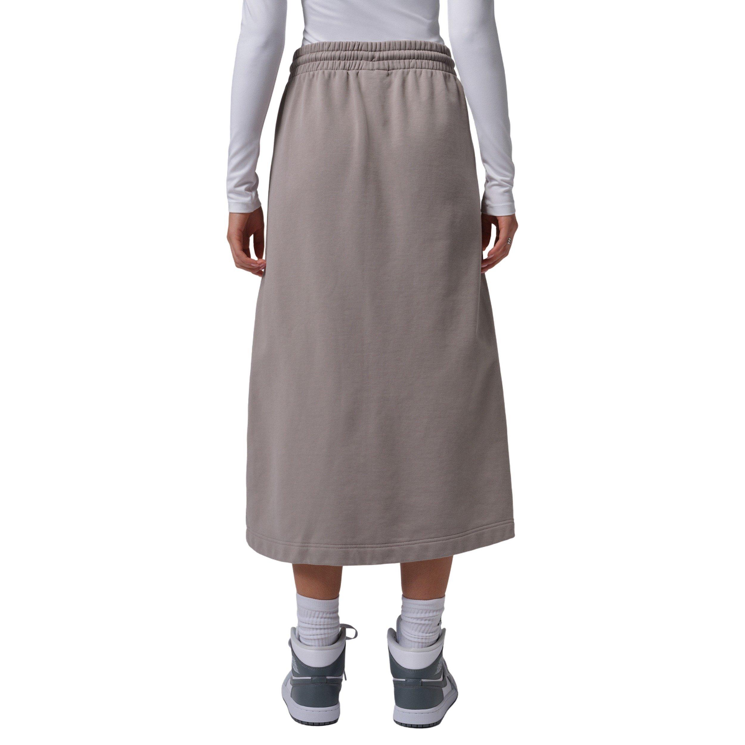 スカート Flight Mode Fleece Long Skirt Jordan Women's Flight Fleece Skirt Stone Maxi | Hibbett