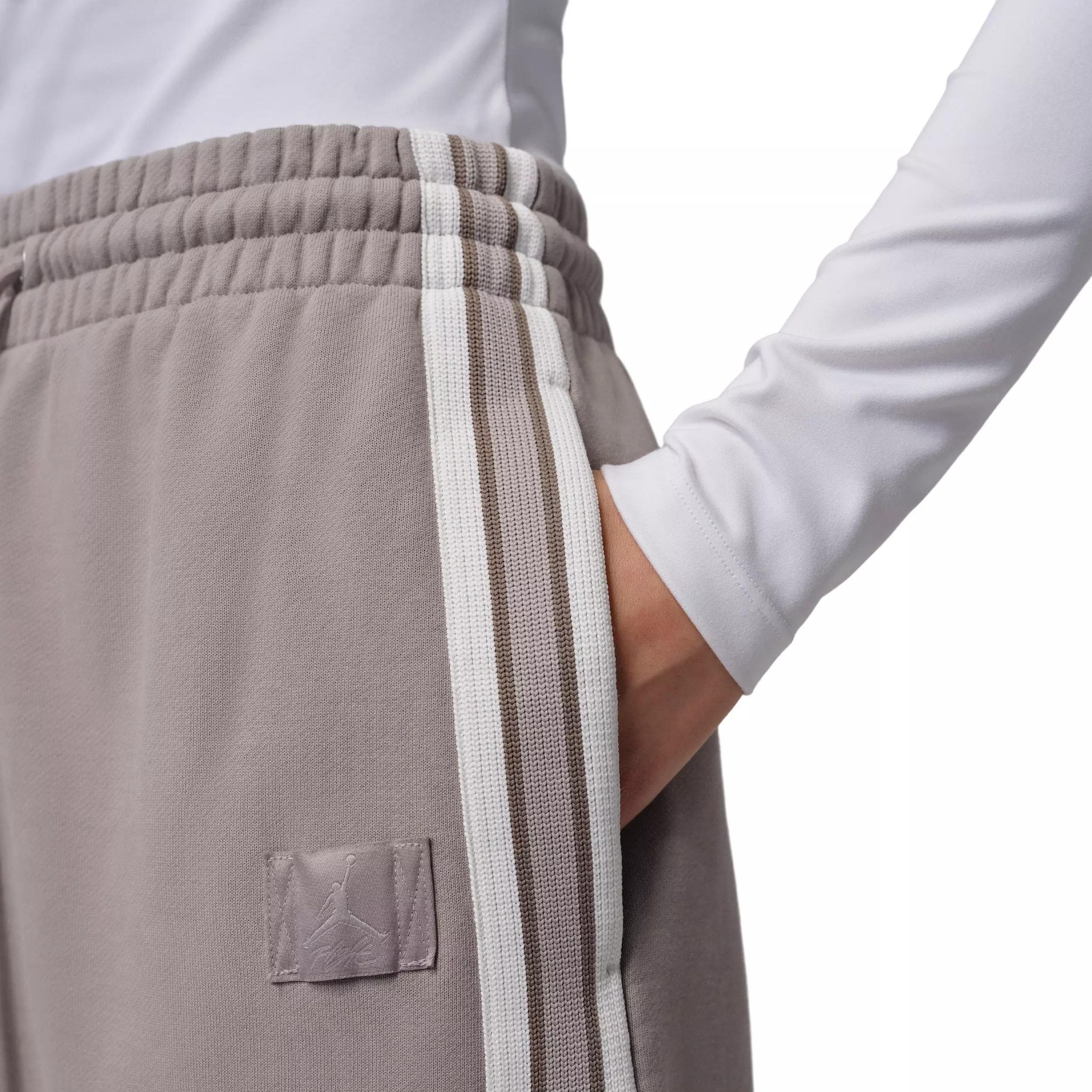 Jordan Women's Flight Fleece Skirt -Stone - STONE